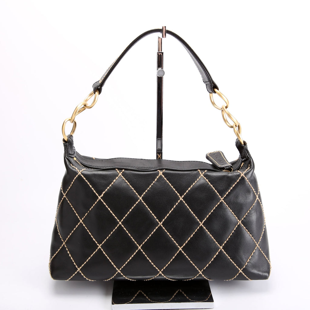 Wild Stitch Surpique Hobo Vintage 7M Black/Beige