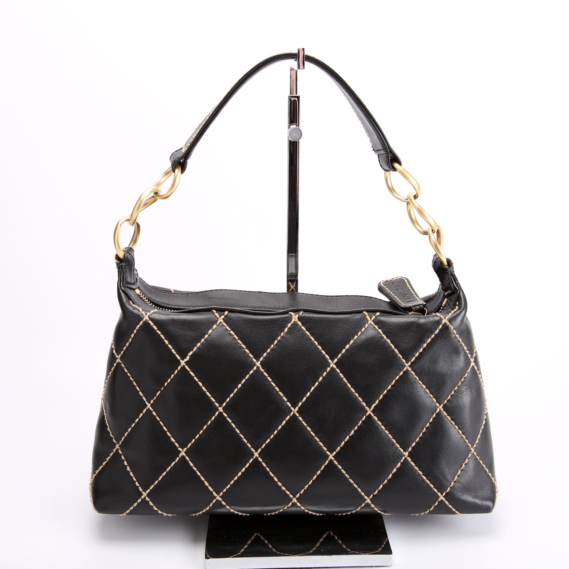 Wild Stitch Surpique Hobo Vintage 7M Black/Beige