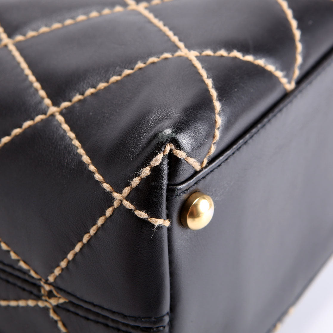 Wild Stitch Surpique Hobo Vintage 7M Black/Beige