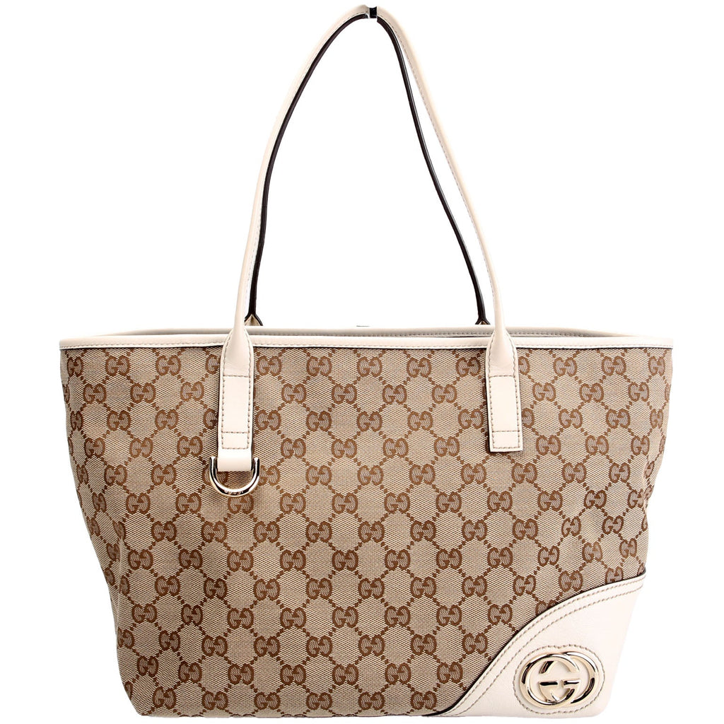 169946 Britt Shoulder Bag Small Beige/White
