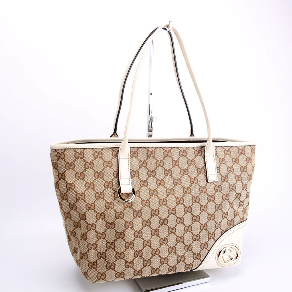 169946 Britt Shoulder Bag Small Beige/White