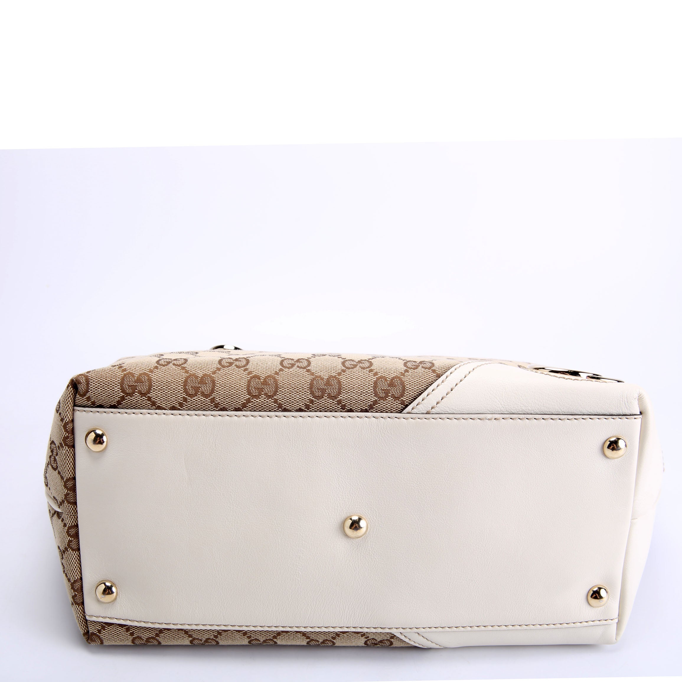 169946 Britt Shoulder Bag Small Beige/White