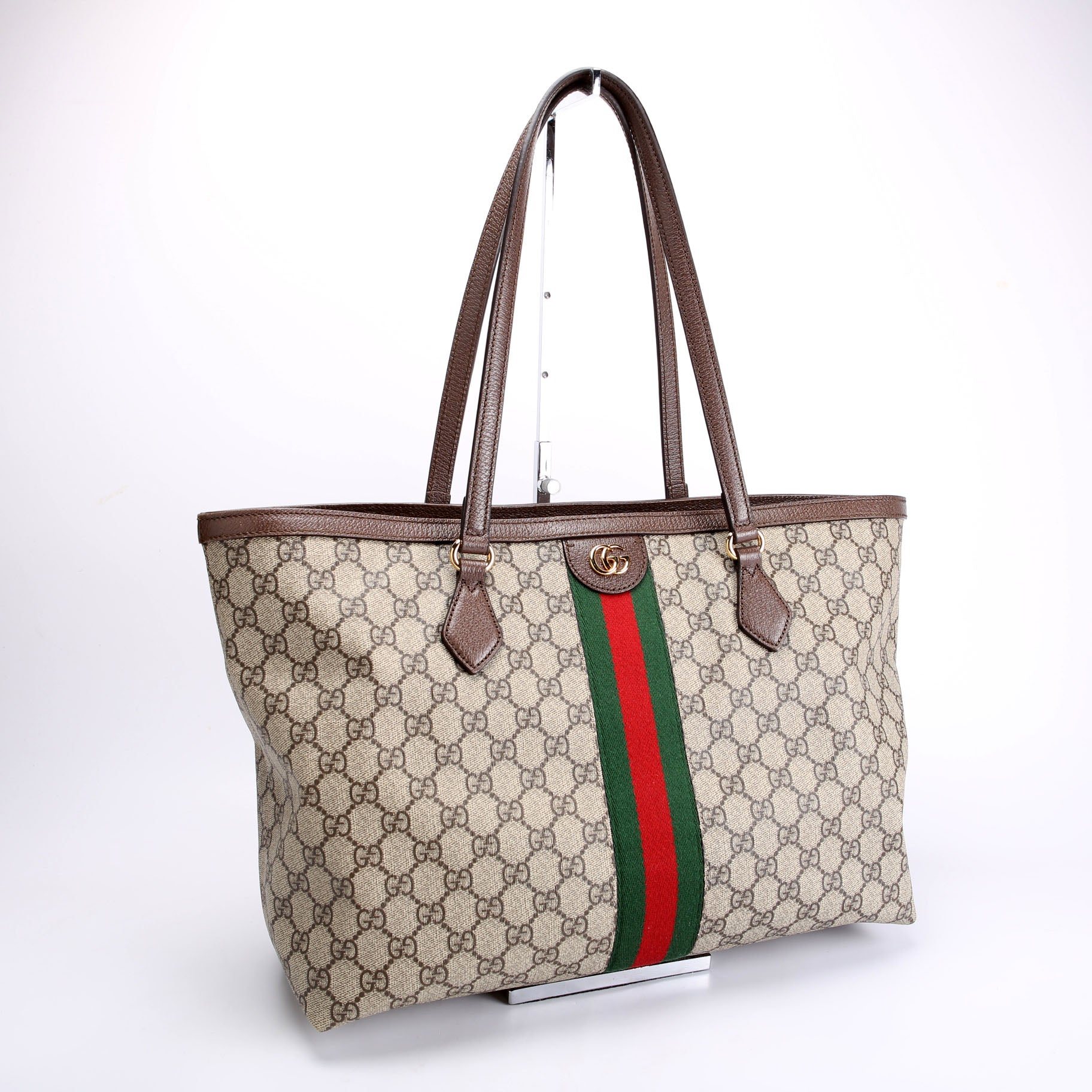 631685 Ophidia Tote Brown/Beige
