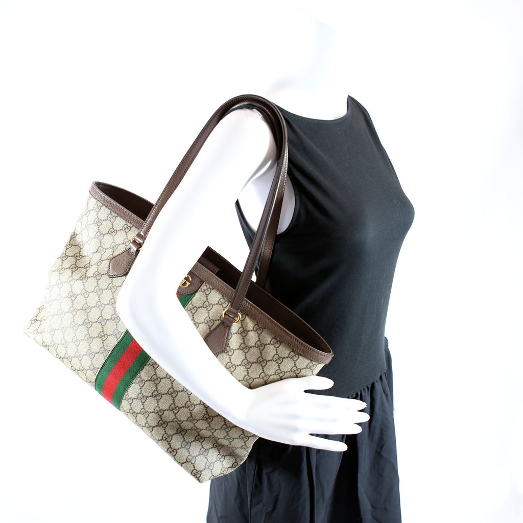 631685 Ophidia Tote Brown/Beige