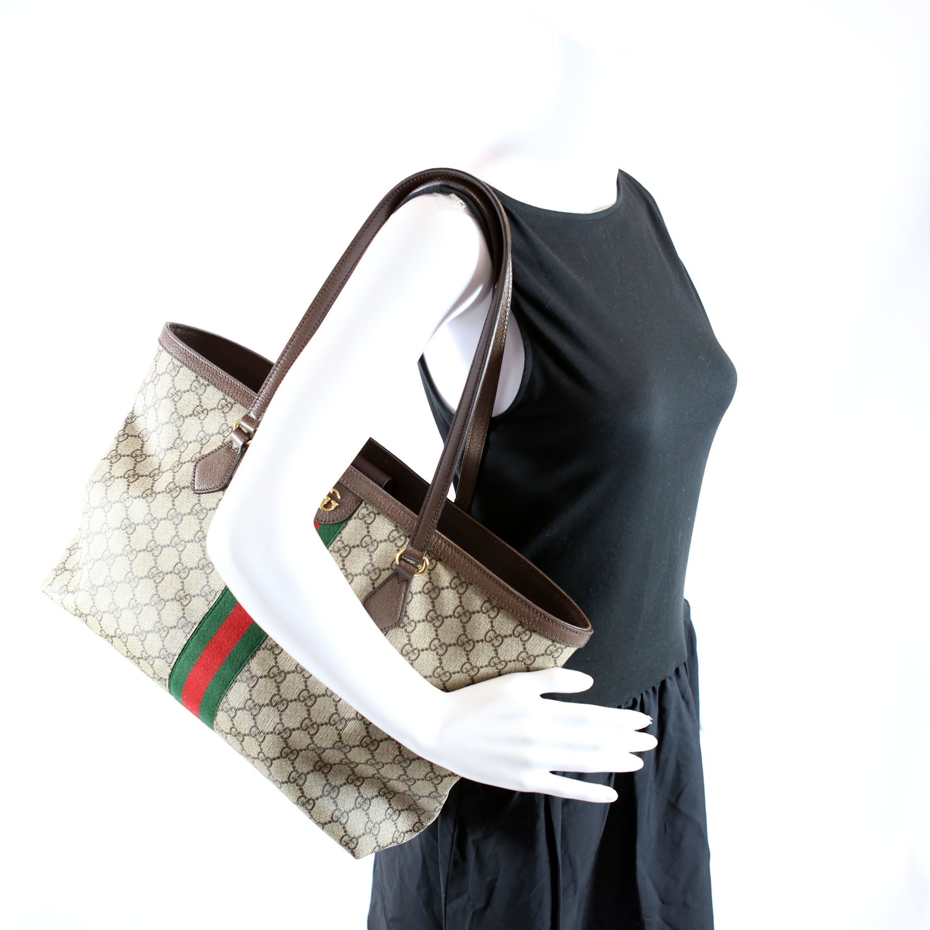 631685 Ophidia Tote Brown/Beige