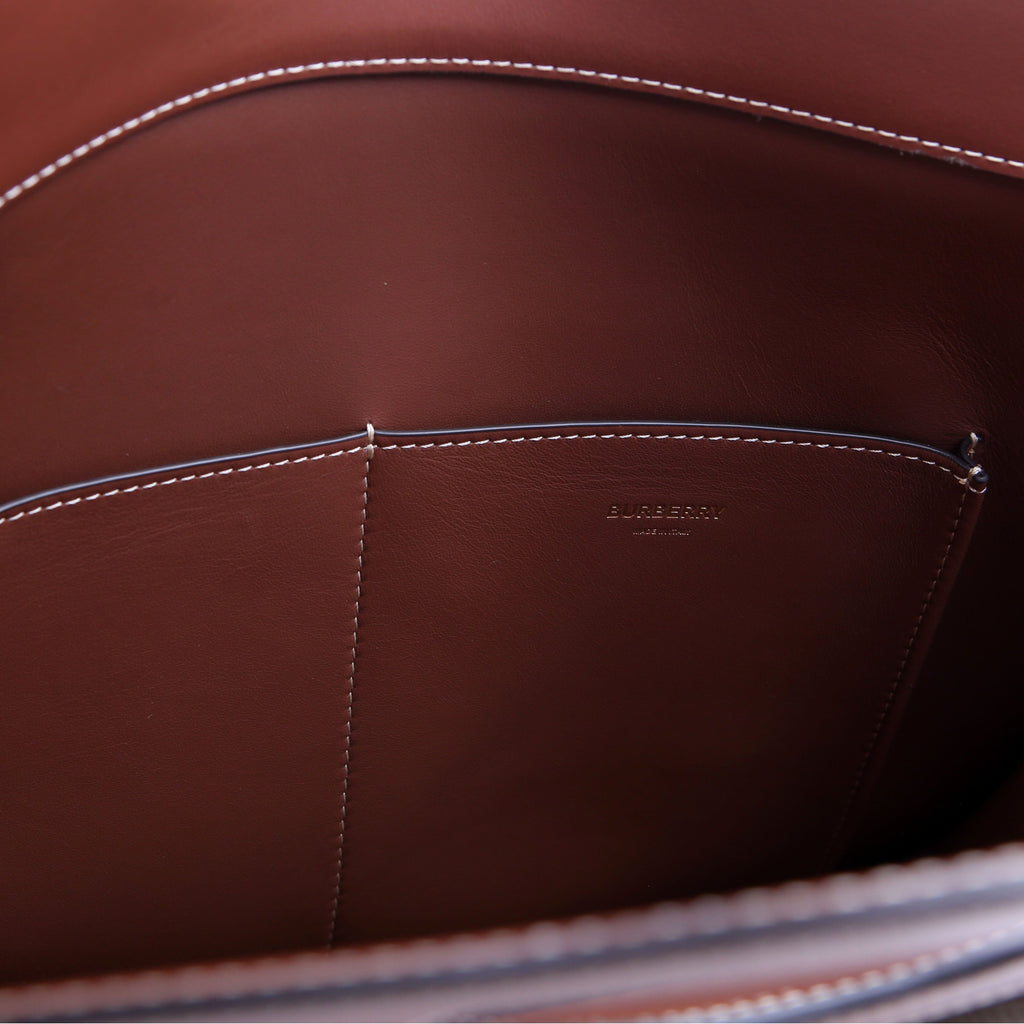 Pocket Tote Medium Lizard Embossed Beige