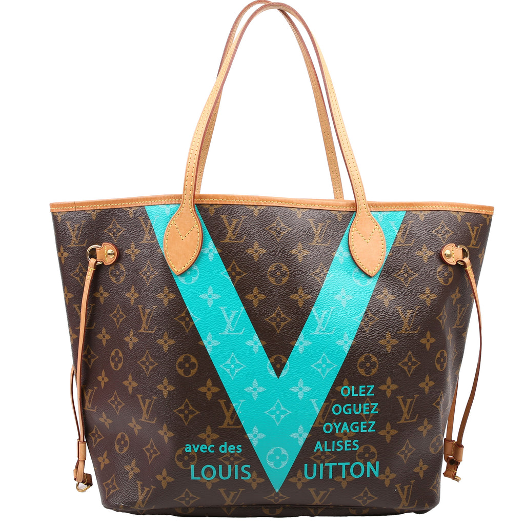 Neverfull MM Monogram V Blue
