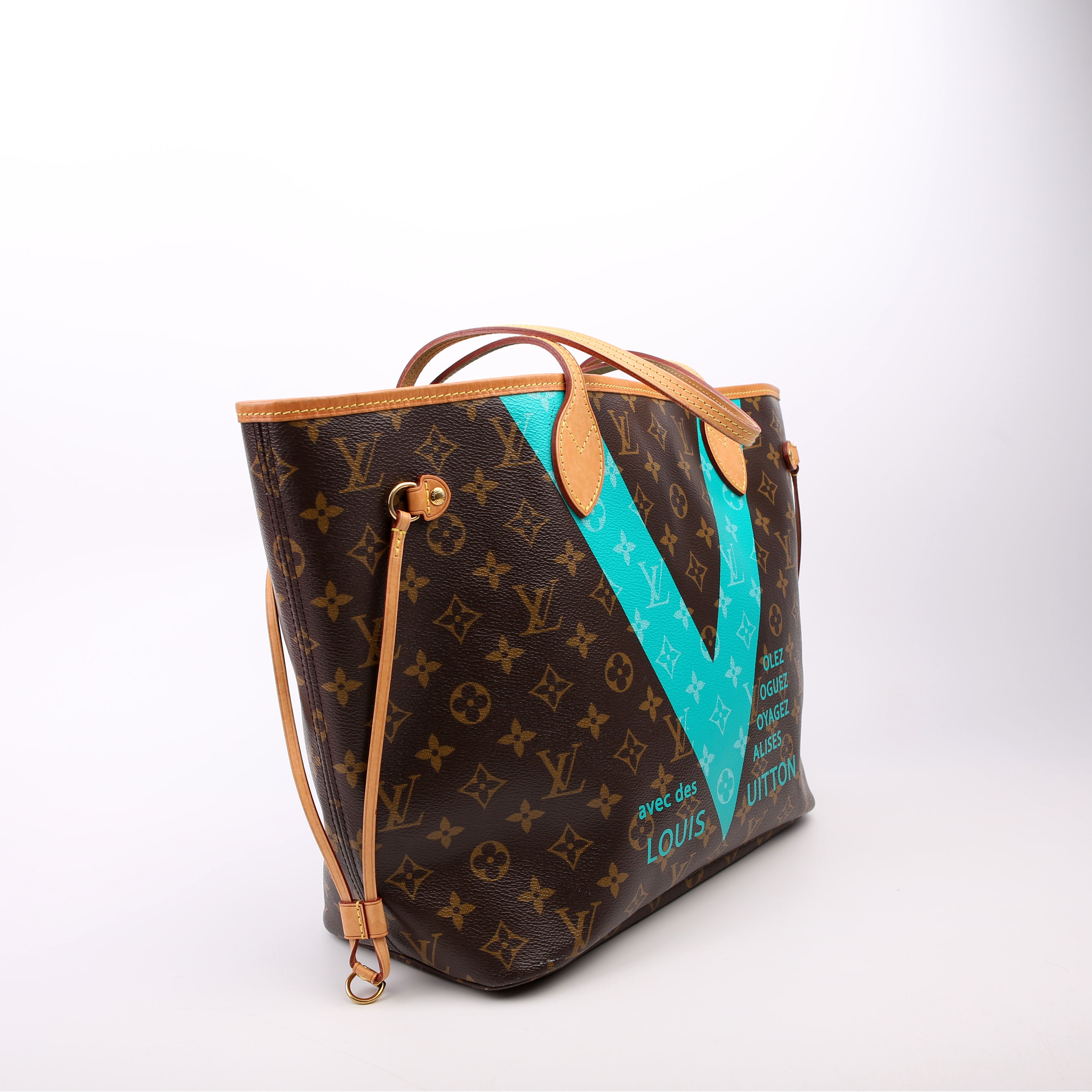 Neverfull MM Monogram V Blue