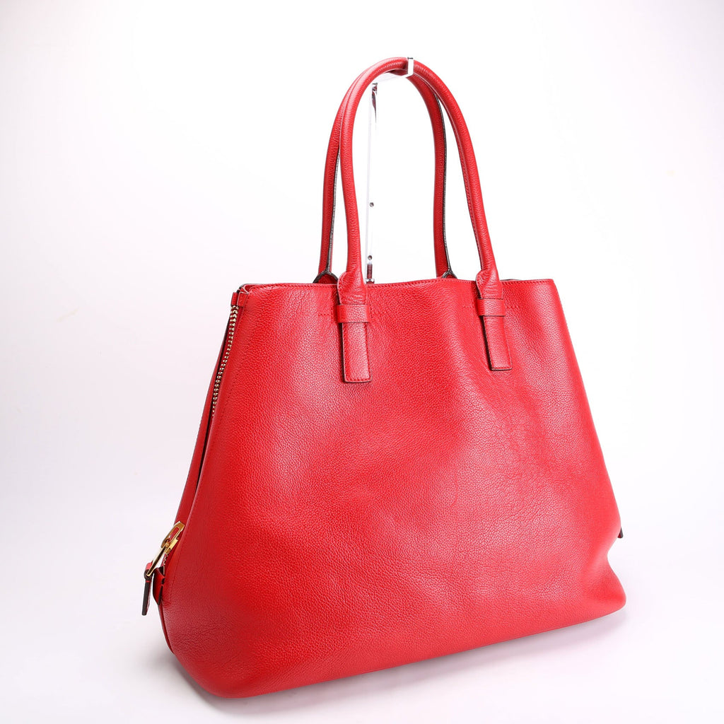 Jennifer Zip Tote Large Red