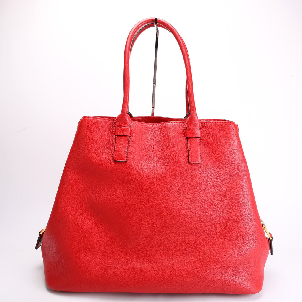 Jennifer Zip Tote Large Red