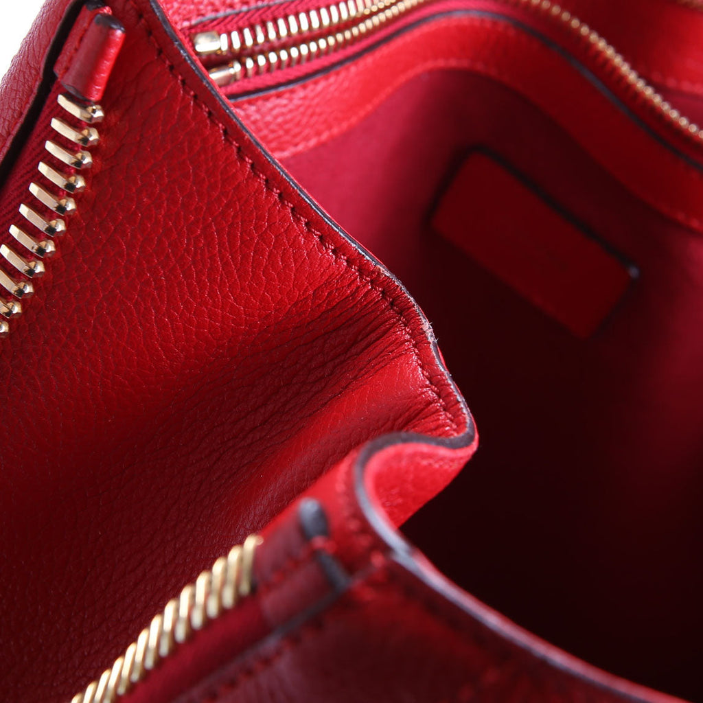Jennifer Zip Tote Large Red