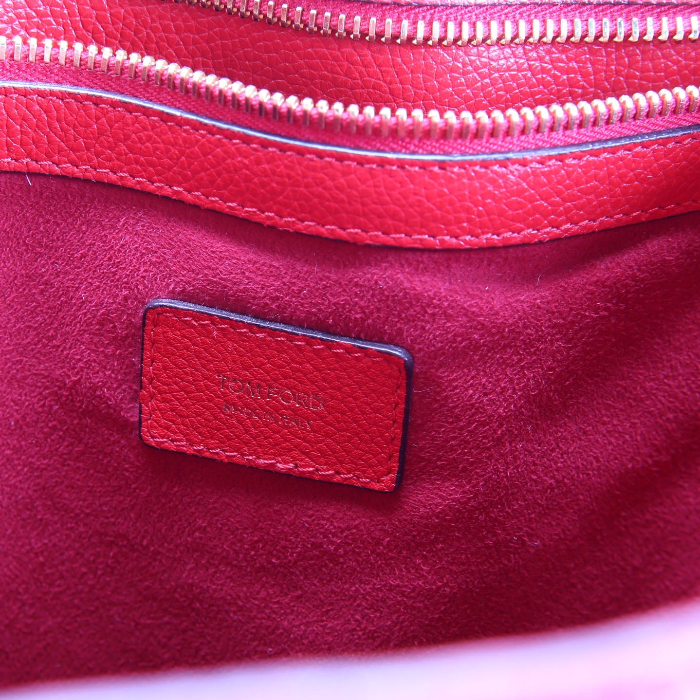 Jennifer Zip Tote Large Red