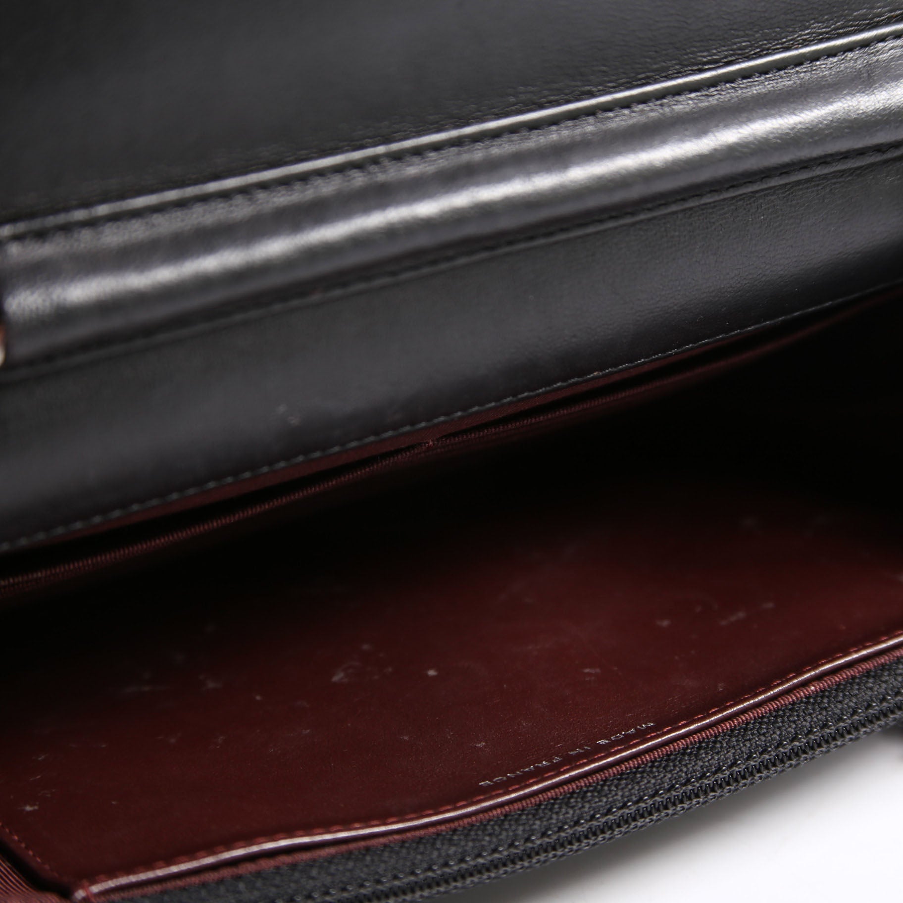 Wallet On Chain Classic Quilted Lambskin Black
