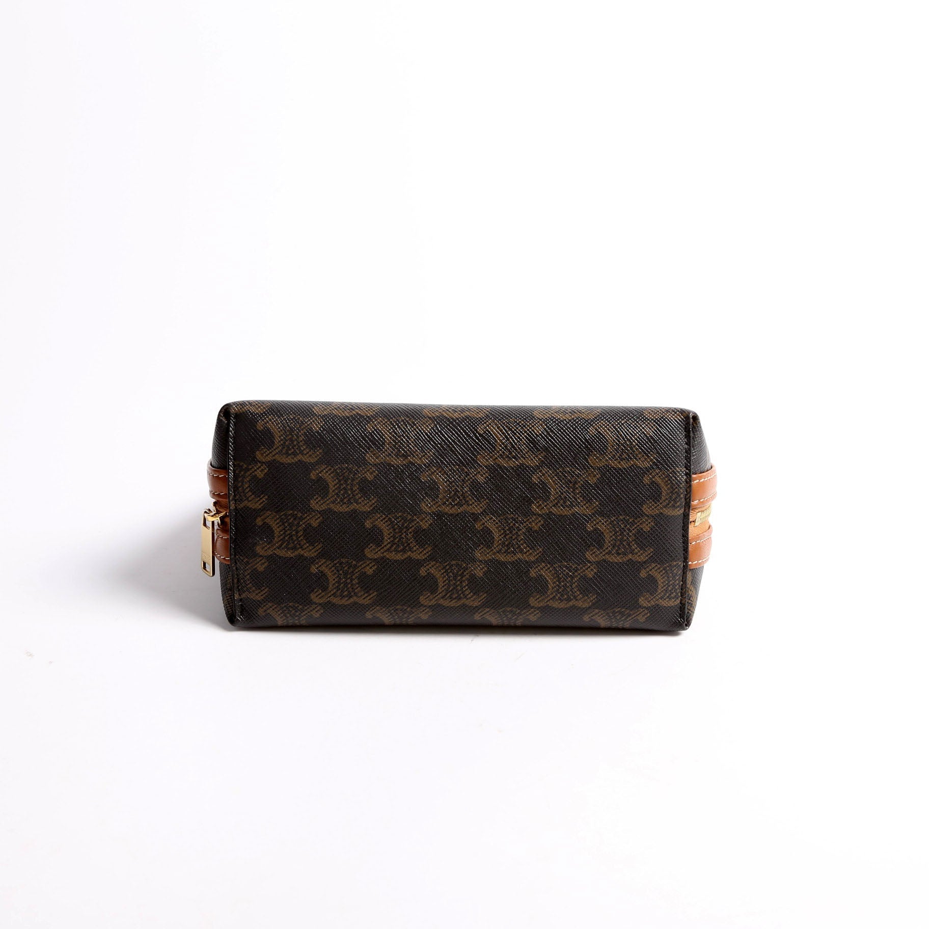 Clutch With Chain Triomphe Canvas