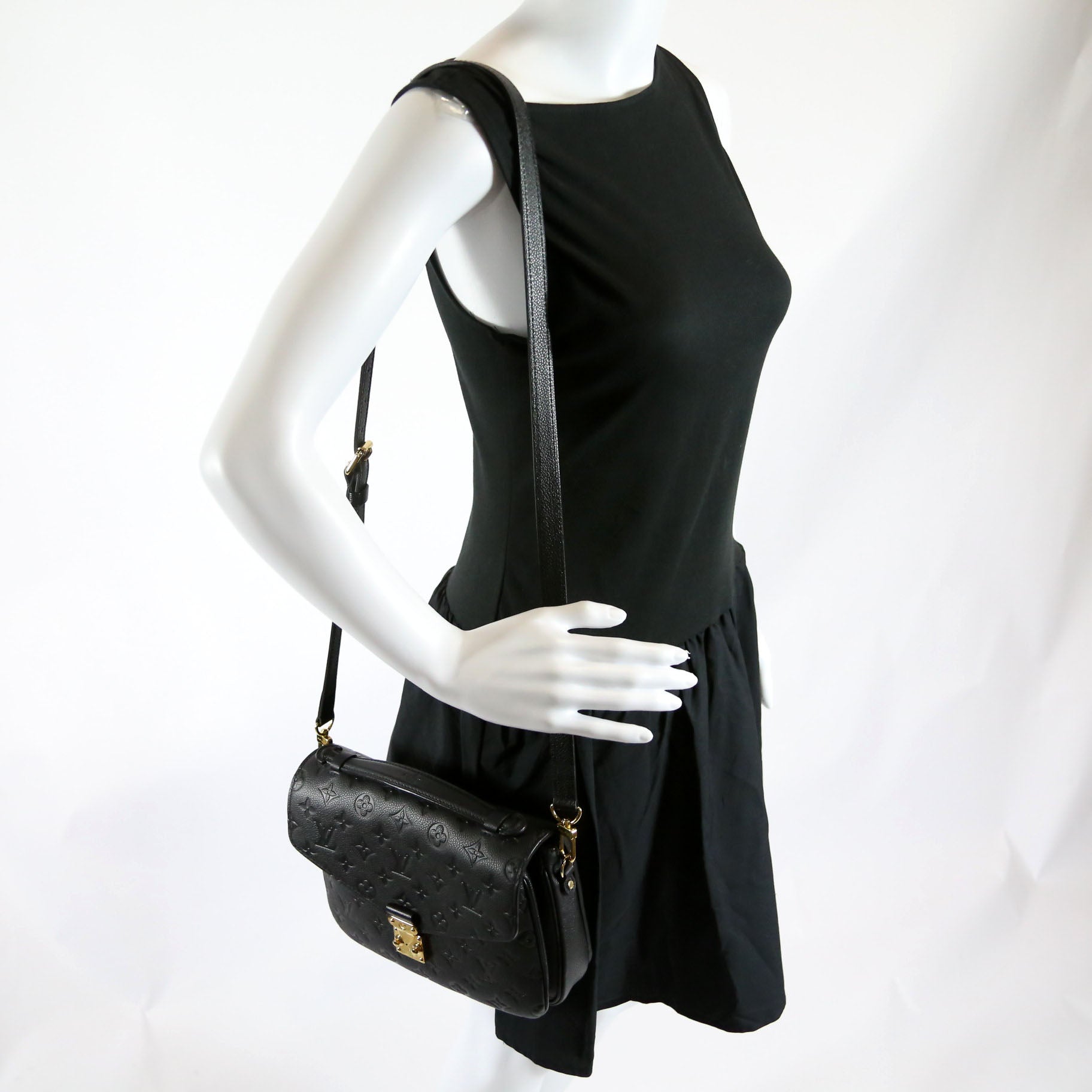 Pochette Metis Empreinte Black