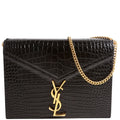 Grain De Poudre Cassandra Crocodile Embossed Chain Bag Medium 532750