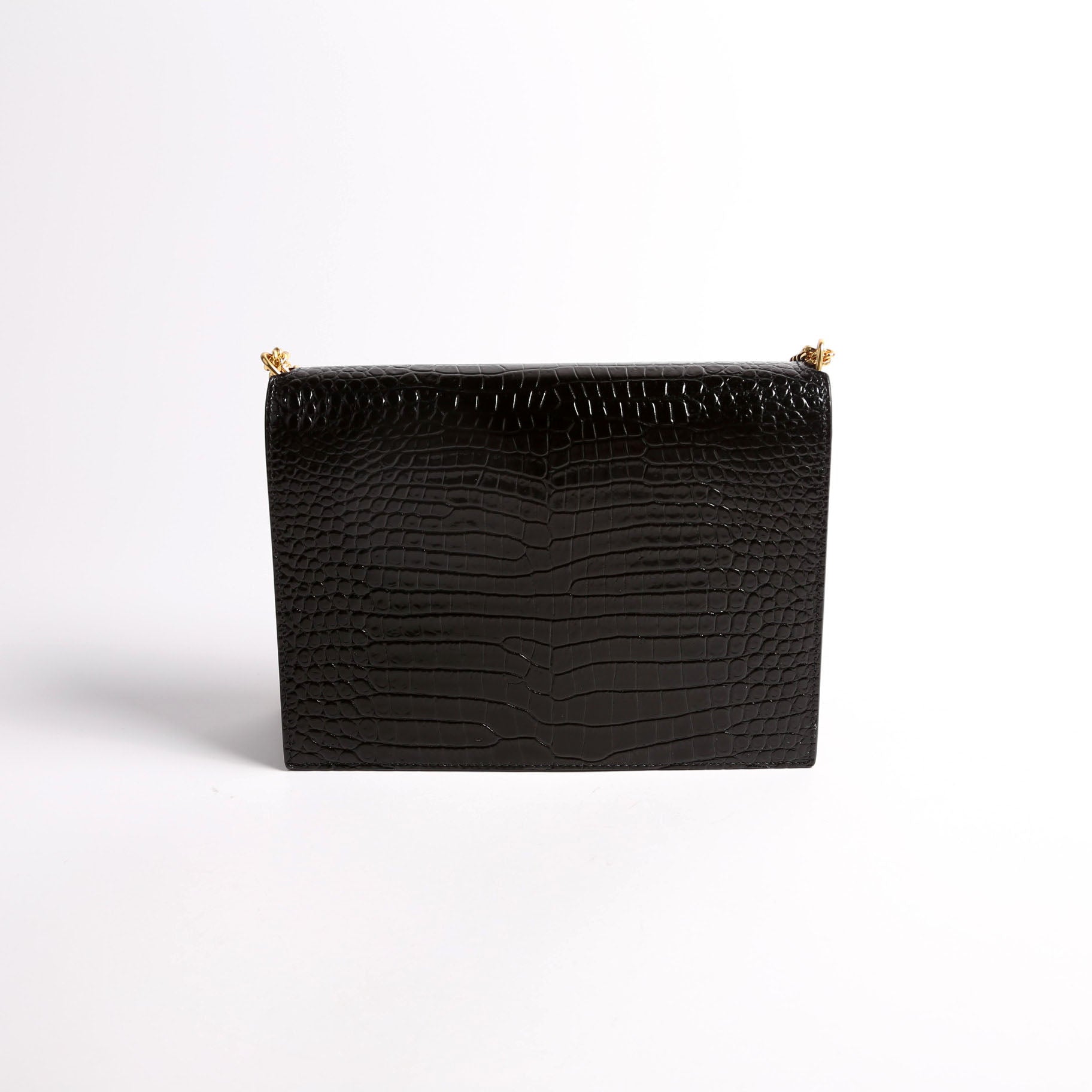 Grain De Poudre Cassandra Crocodile Embossed Chain Bag Medium 532750