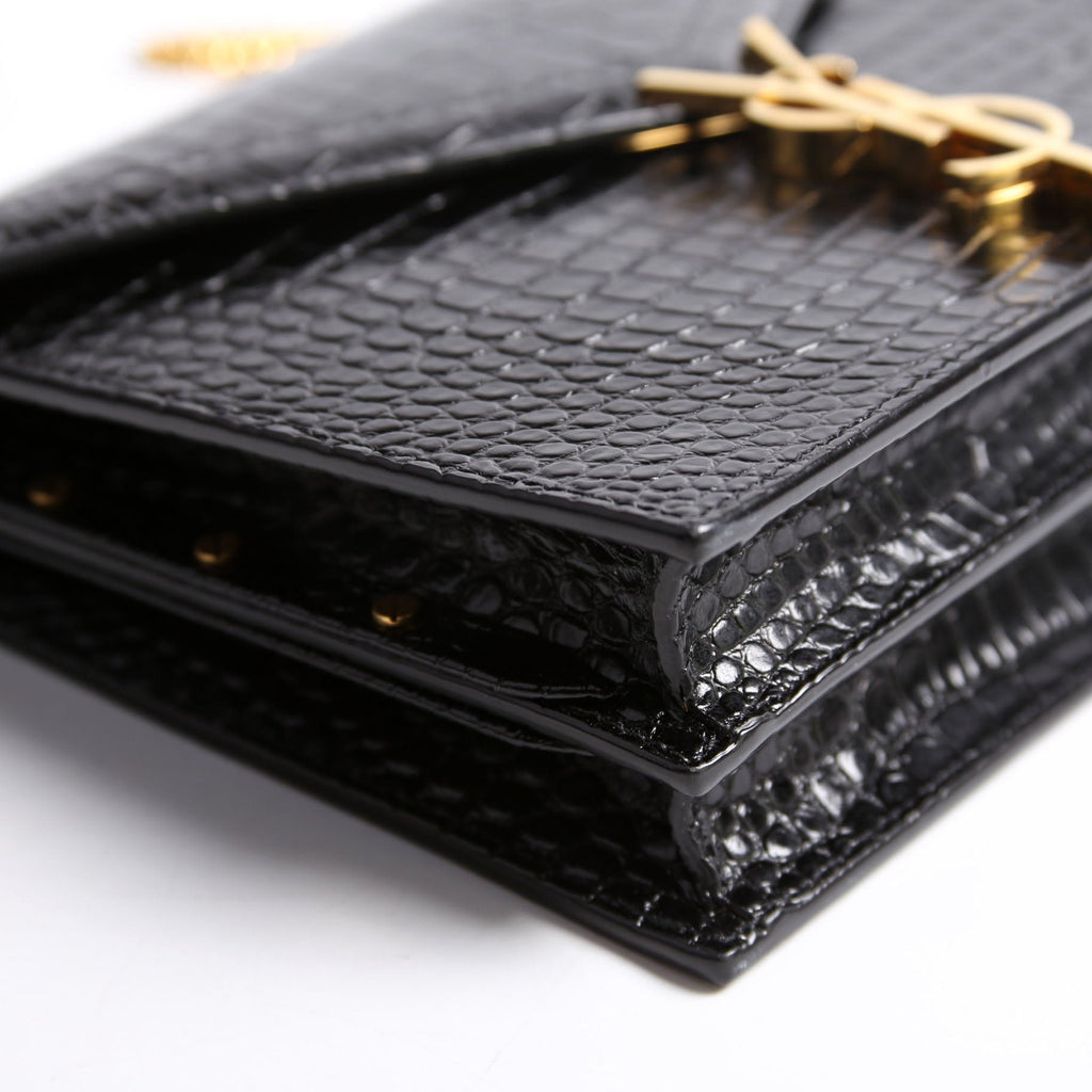 Grain De Poudre Cassandra Crocodile Embossed Chain Bag Medium 532750