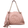 Gucci 308982 Soho Leather Shoulder Medium Mauve