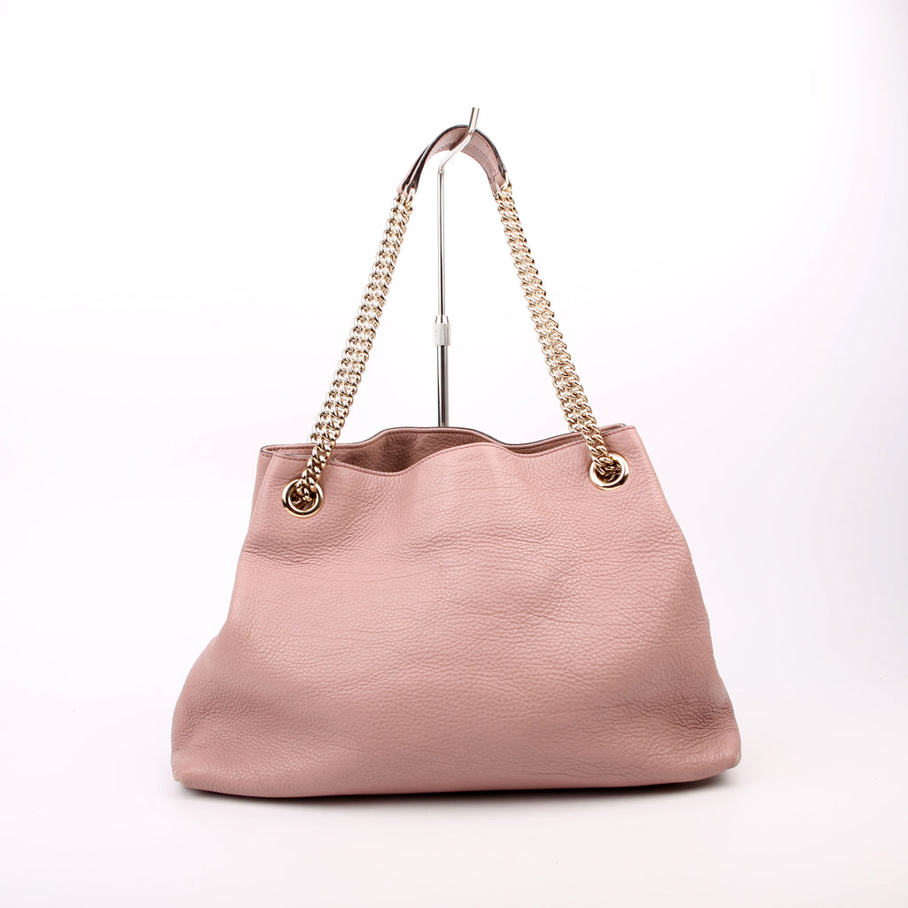 Gucci 308982 Soho Leather Shoulder Medium Mauve