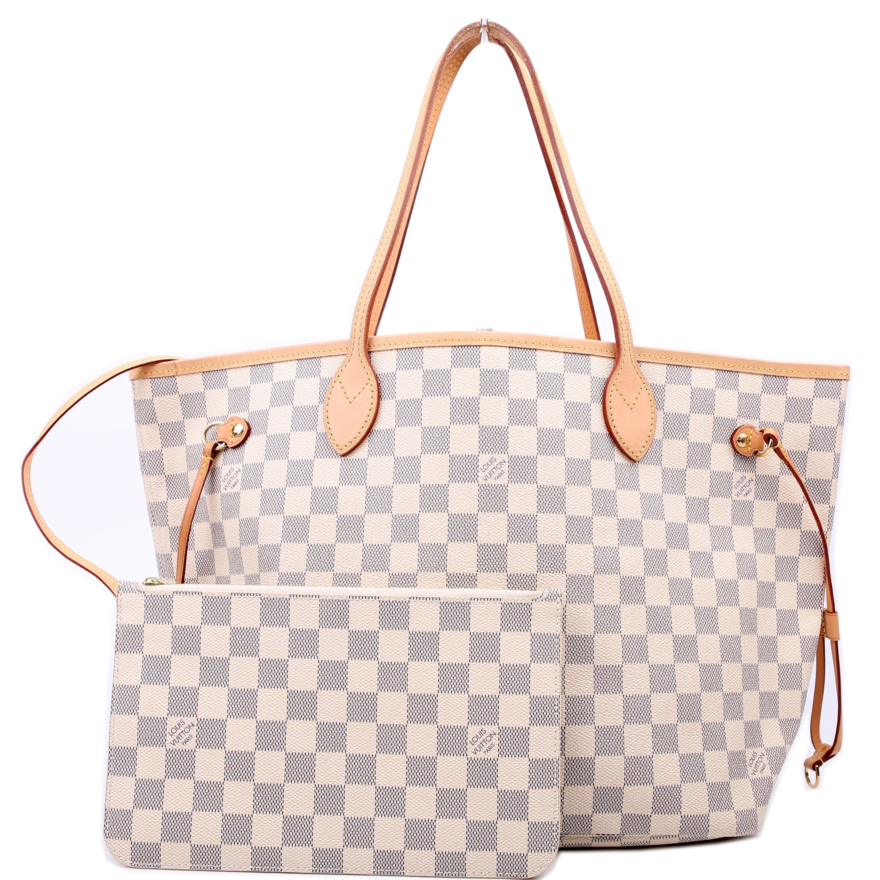 Neverfull With Wallet MM Damier Ebene