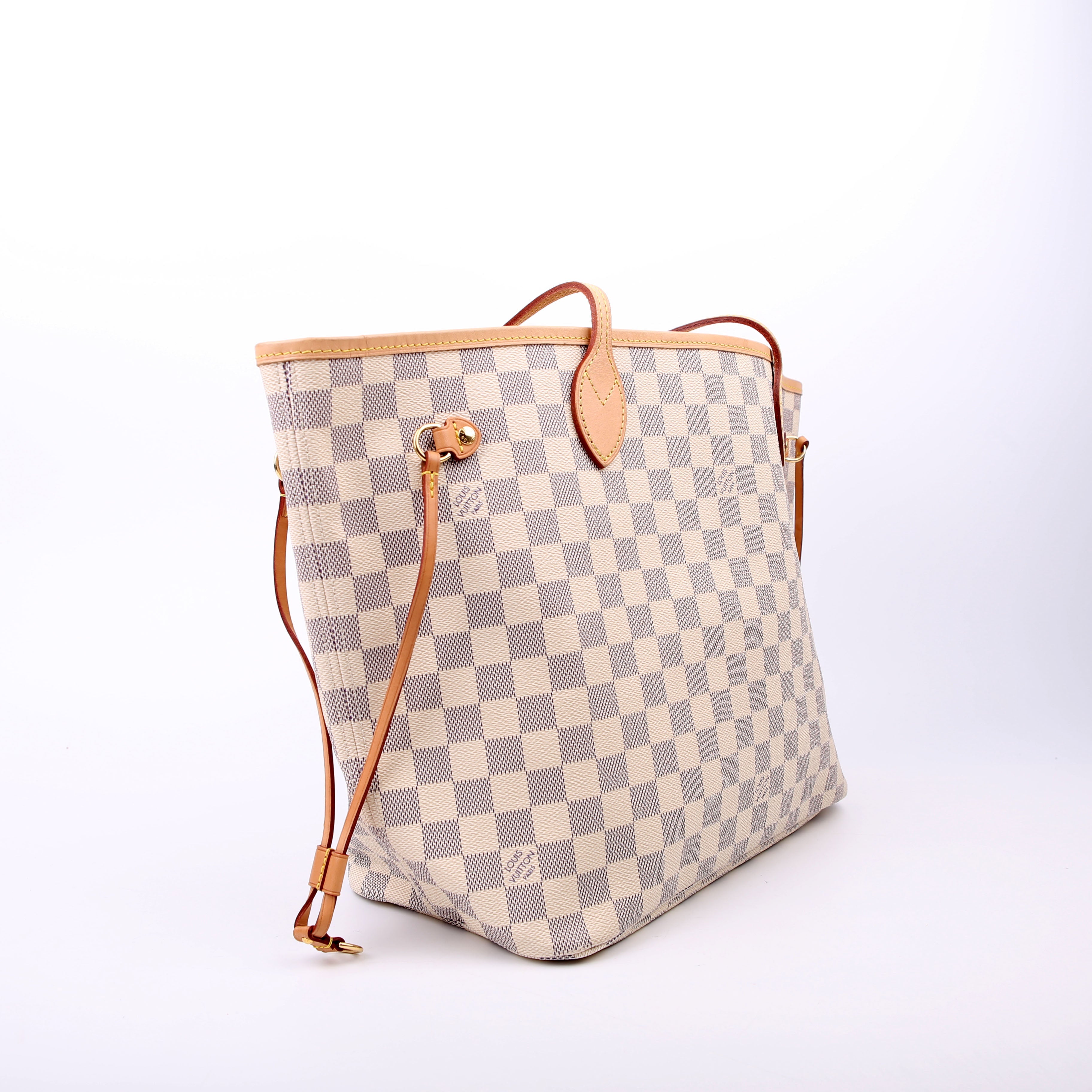 Neverfull With Wallet MM Damier Ebene