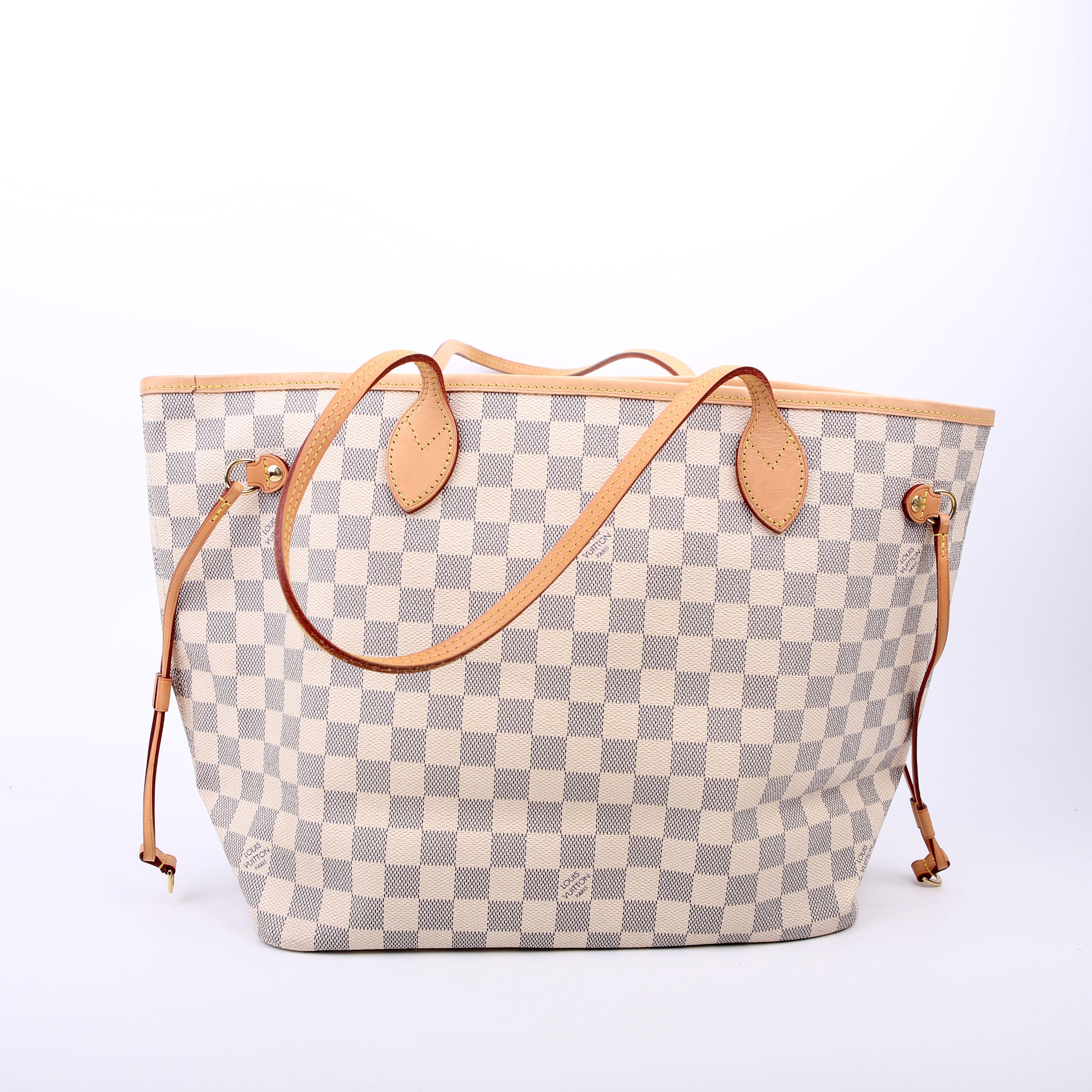Neverfull With Wallet MM Damier Ebene