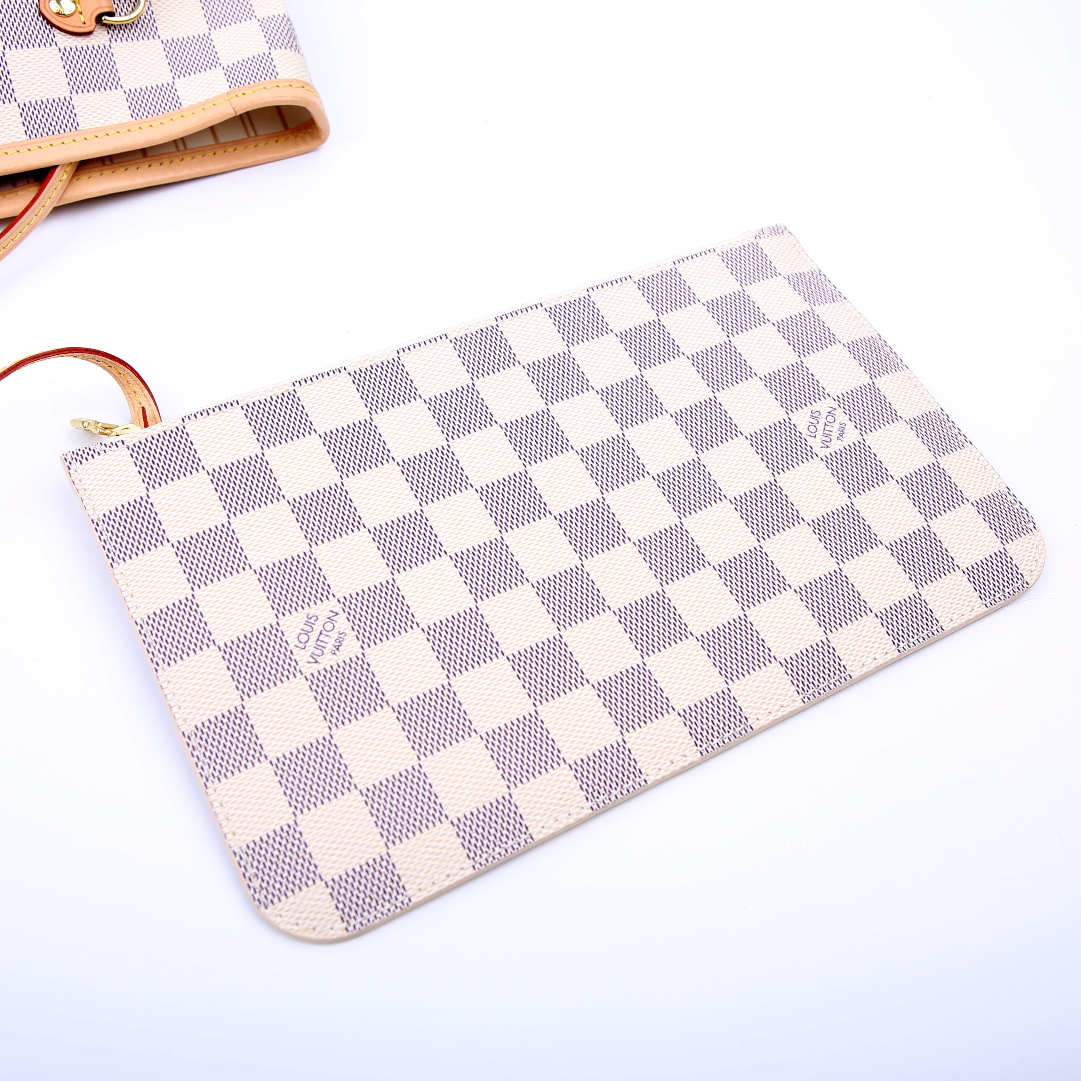Neverfull With Wallet MM Damier Ebene