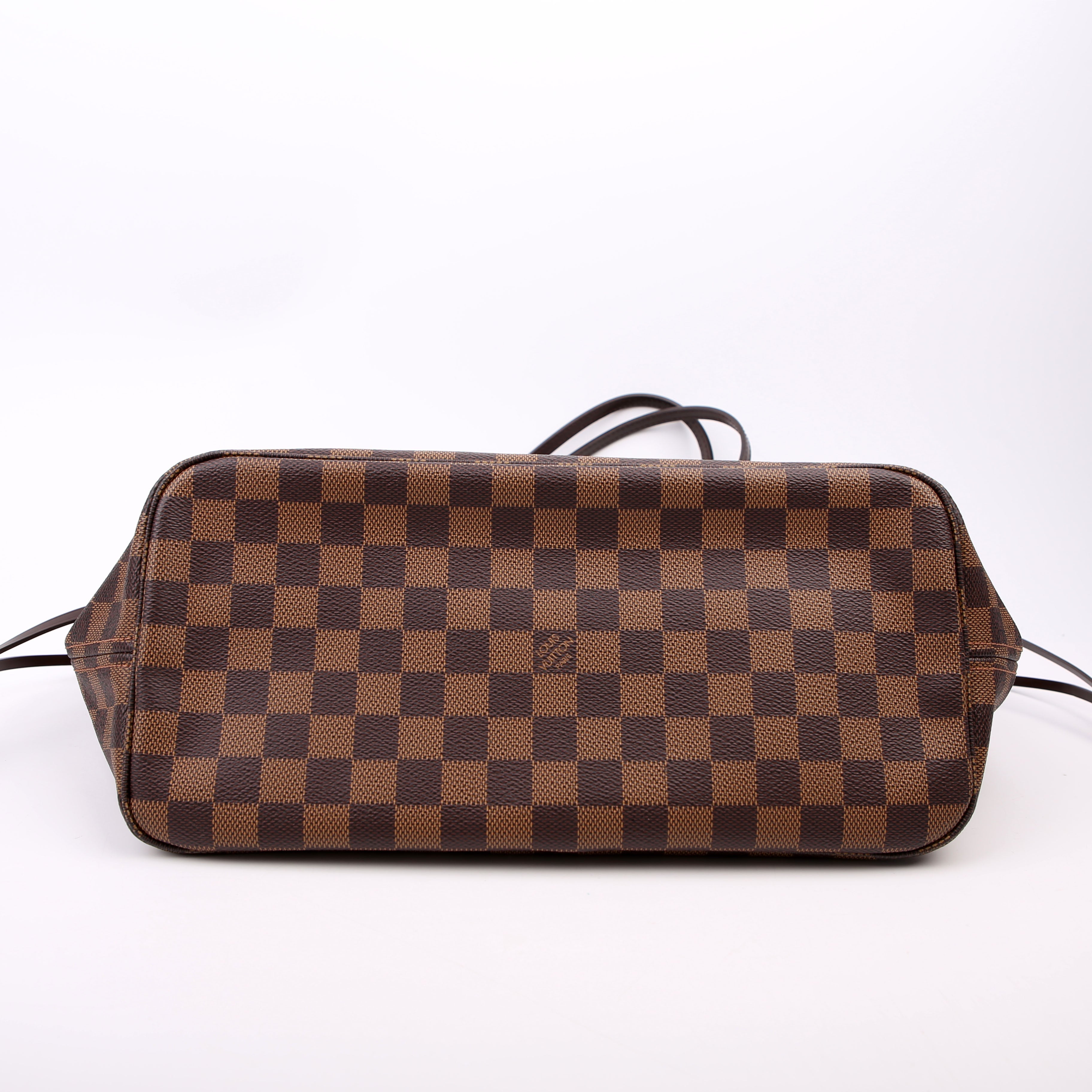 Neverfull With Wallet MM Damier Ebene Red
