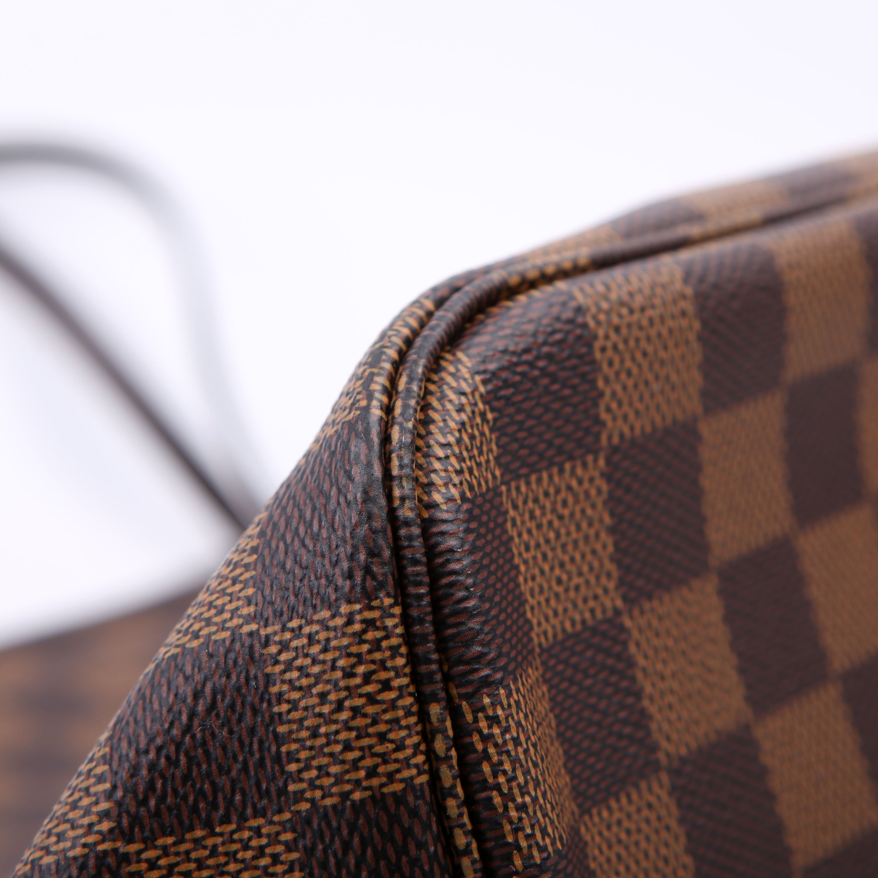Neverfull With Wallet MM Damier Ebene Red