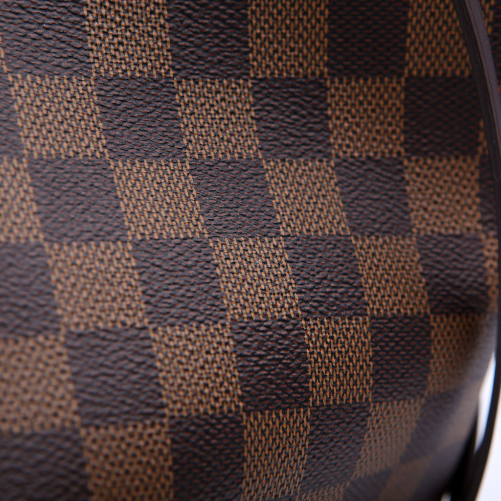 Neverfull With Wallet MM Damier Ebene Red