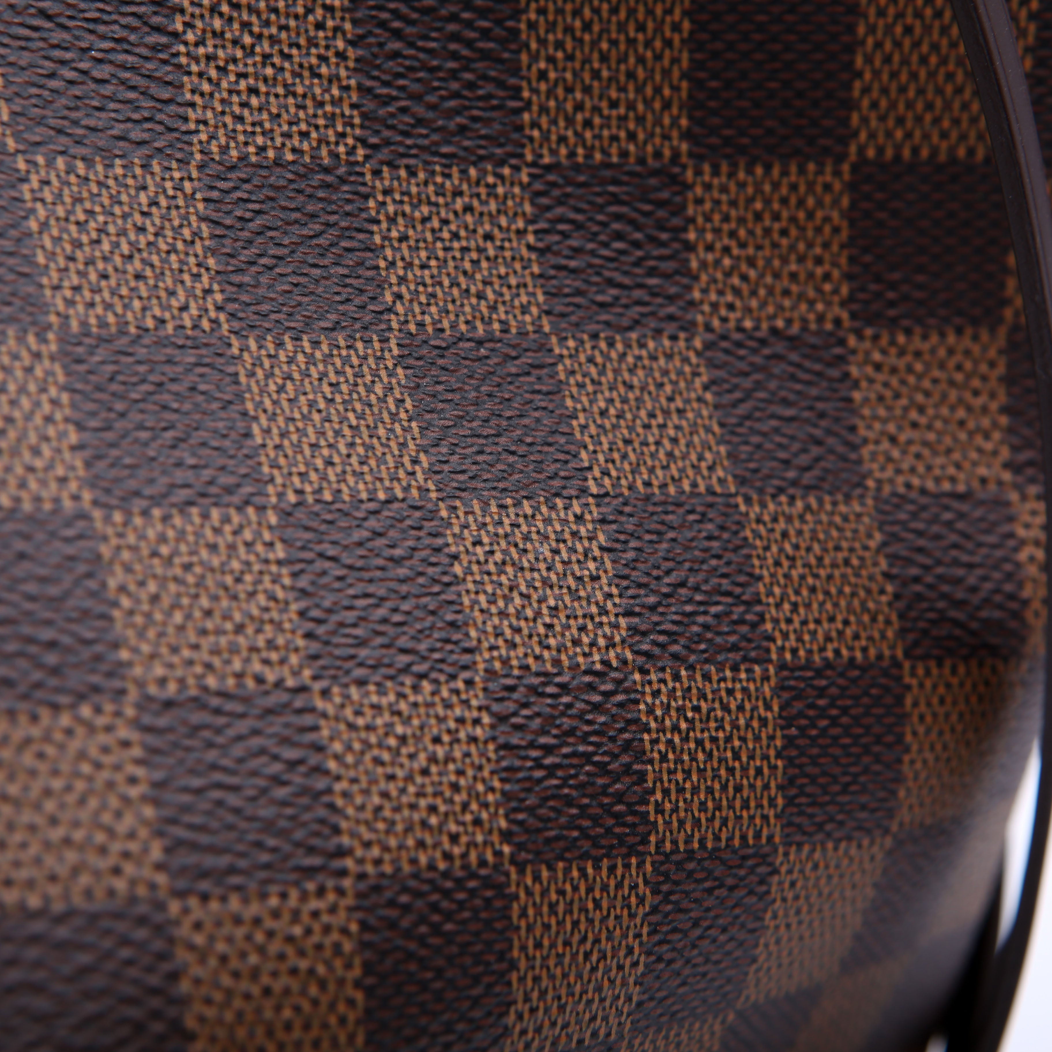 Neverfull With Wallet MM Damier Ebene Red