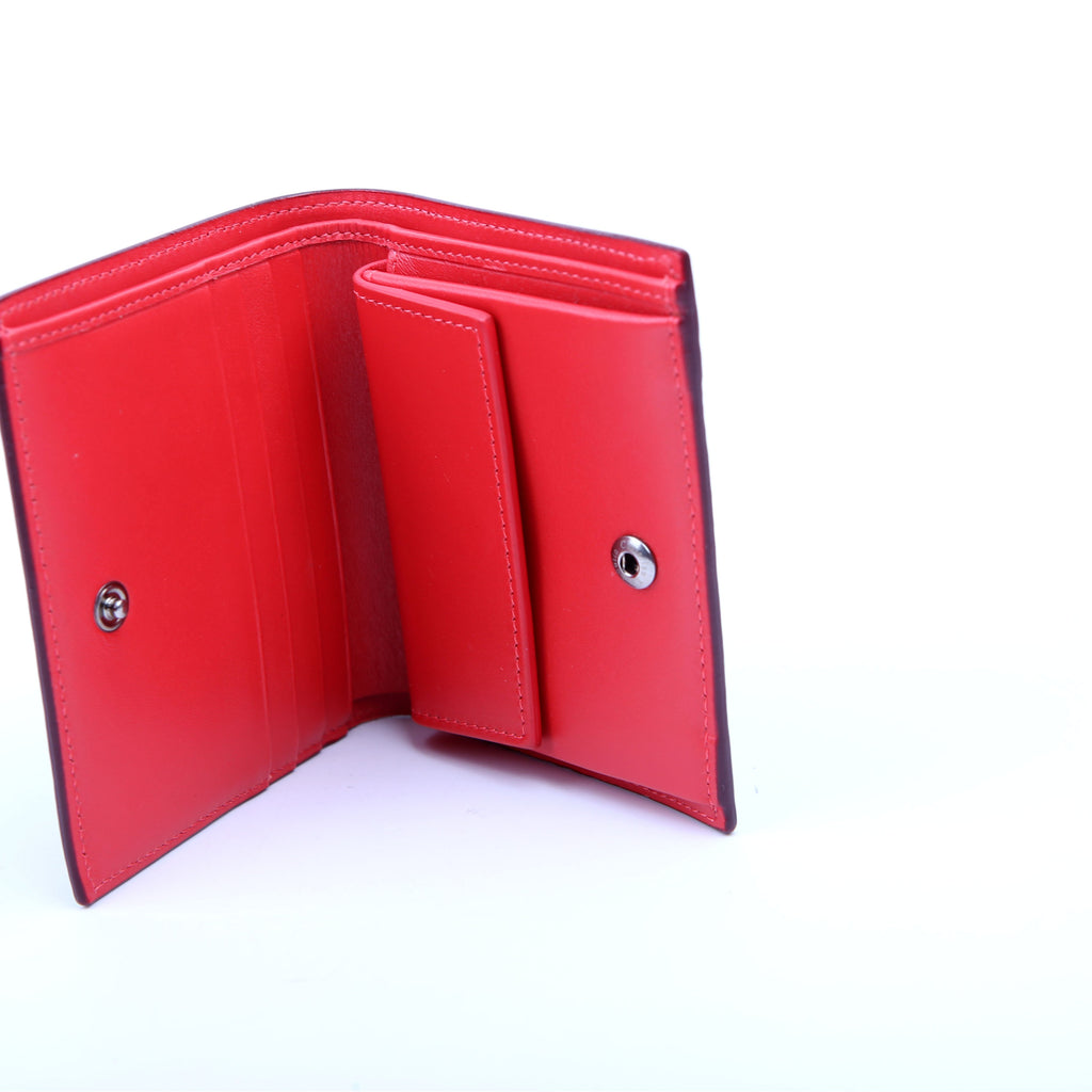 Paros Spike Bi-Fold Wallet Burgundy