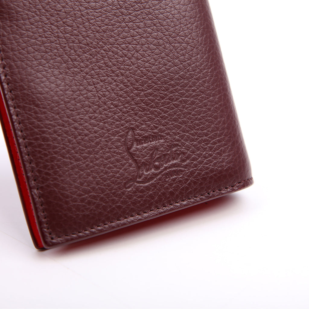 Paros Spike Bi-Fold Wallet Burgundy