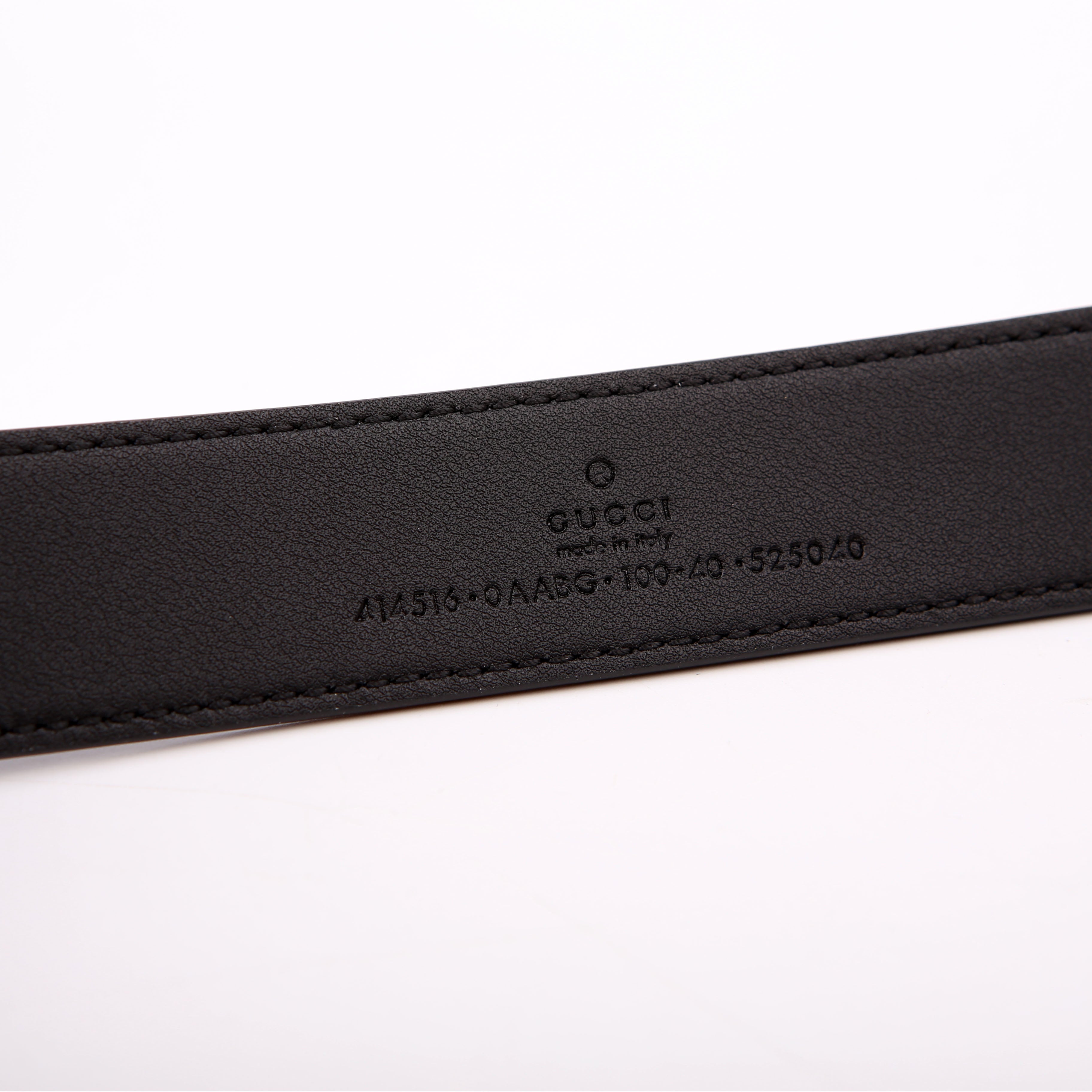 414516 GG Marmont Belt Size 100/40 Black