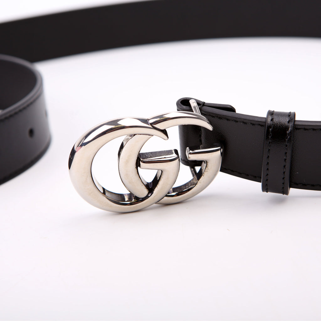 414516 GG Marmont Belt Size 100/40 Black