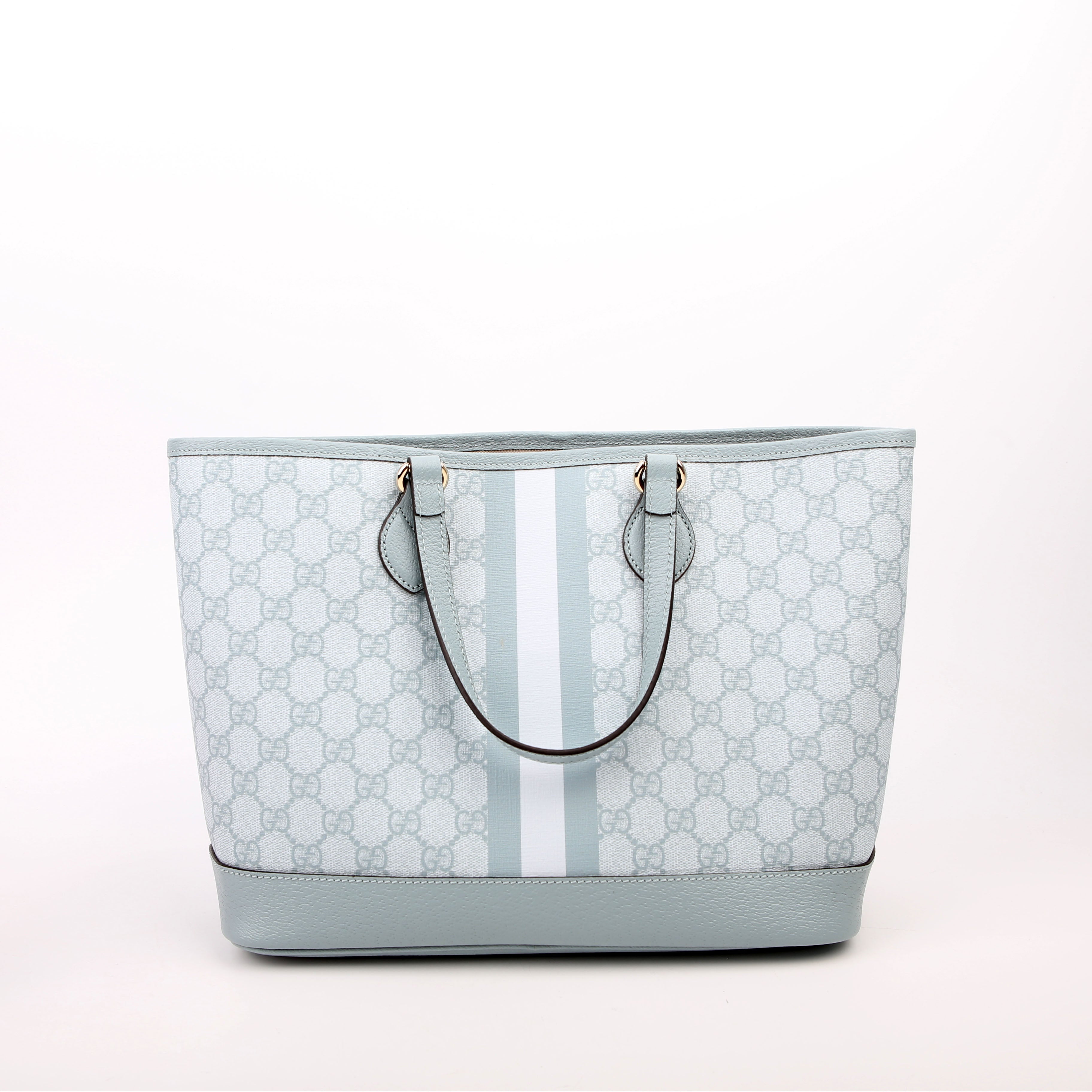765043 GG Supreme Ophidia Shoulder Tote Medium Blue