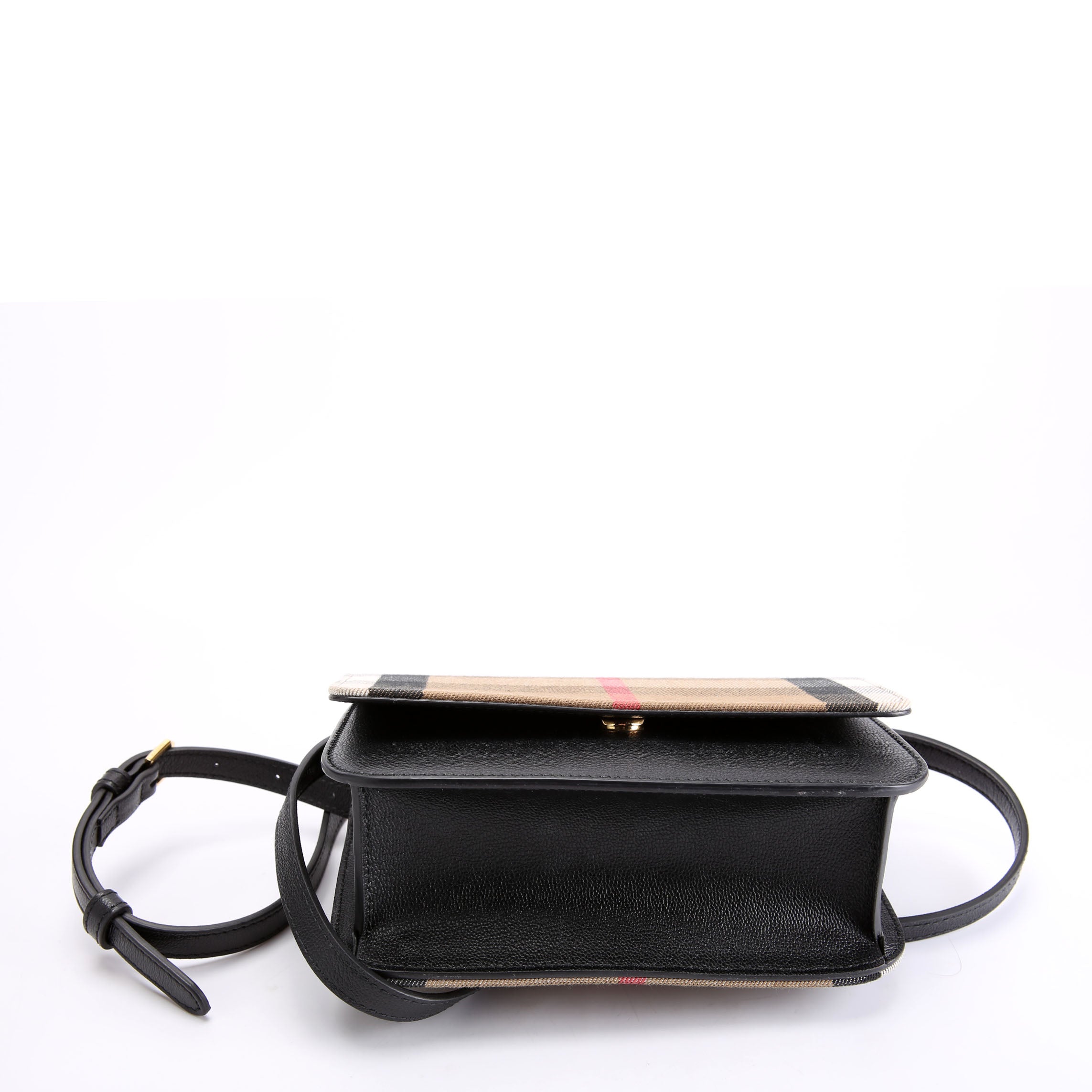 Madison Crossbody House Check/Grain Calfskin Black/Multi