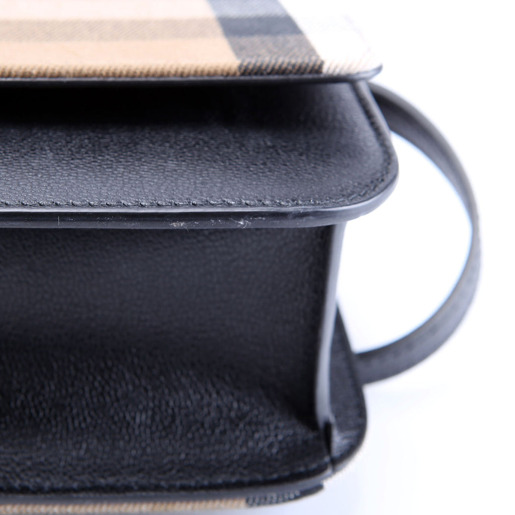 Madison Crossbody House Check/Grain Calfskin Black/Multi