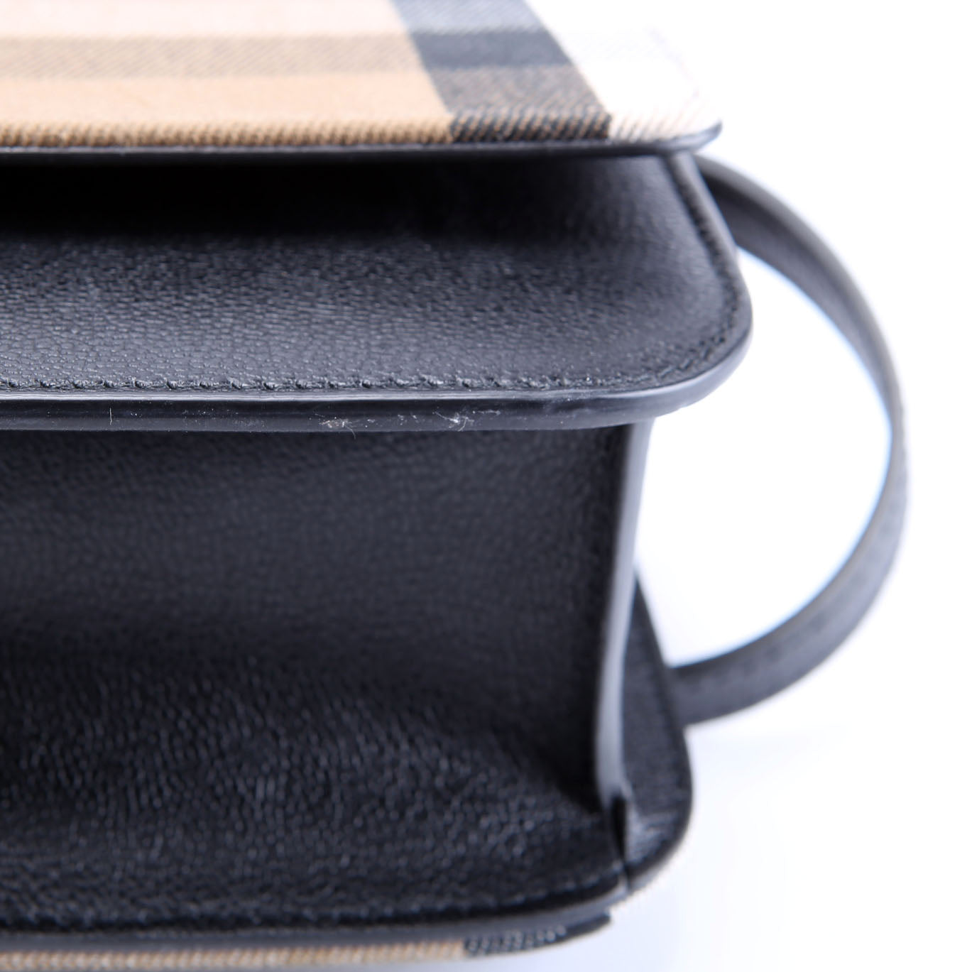 Madison Crossbody House Check/Grain Calfskin Black/Multi