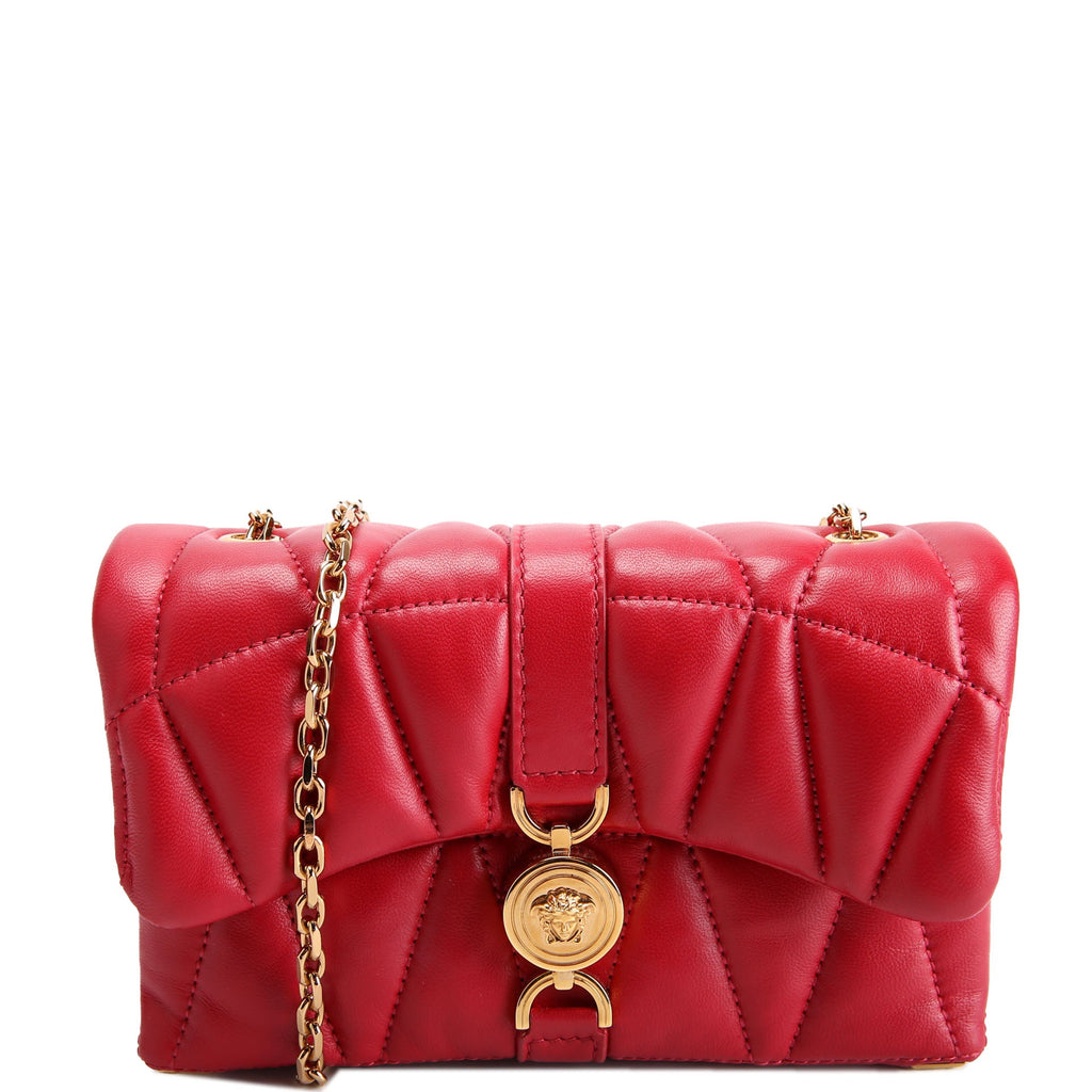 Kleio Quilted Mini Bag Red/Gold