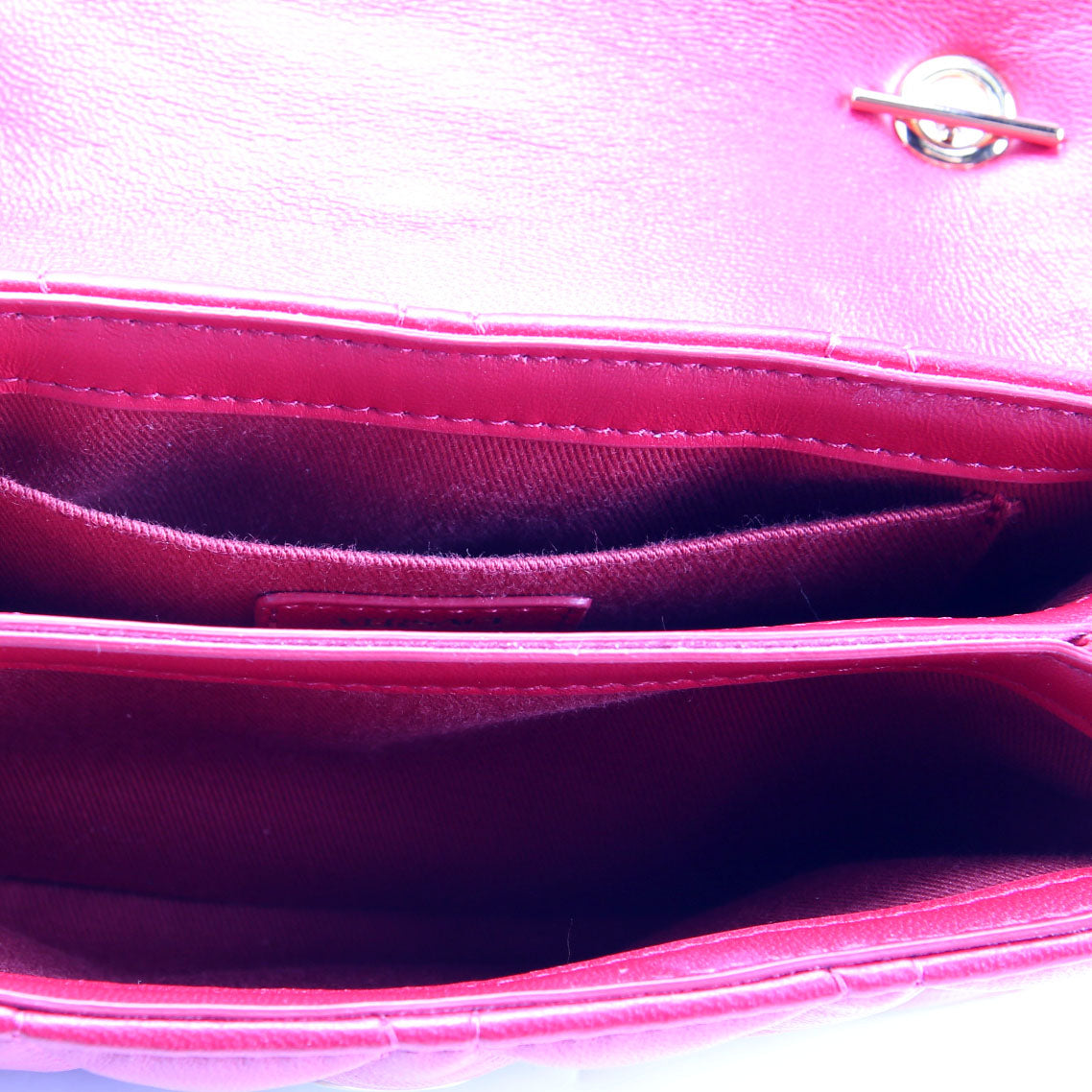 Kleio Quilted Mini Bag Red/Gold