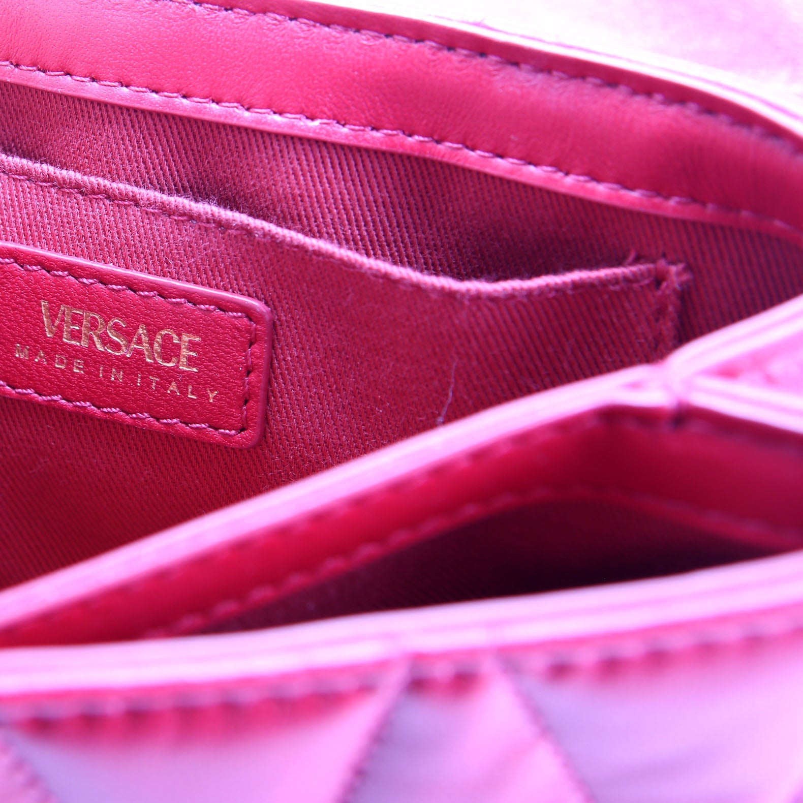 Kleio Quilted Mini Bag Red/Gold