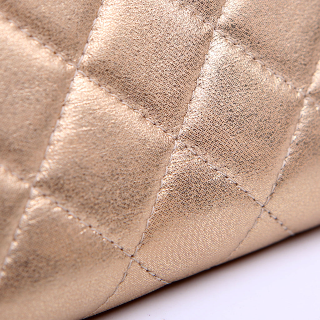 CC Long Zip Around Wallet Lambskin 31M Gold