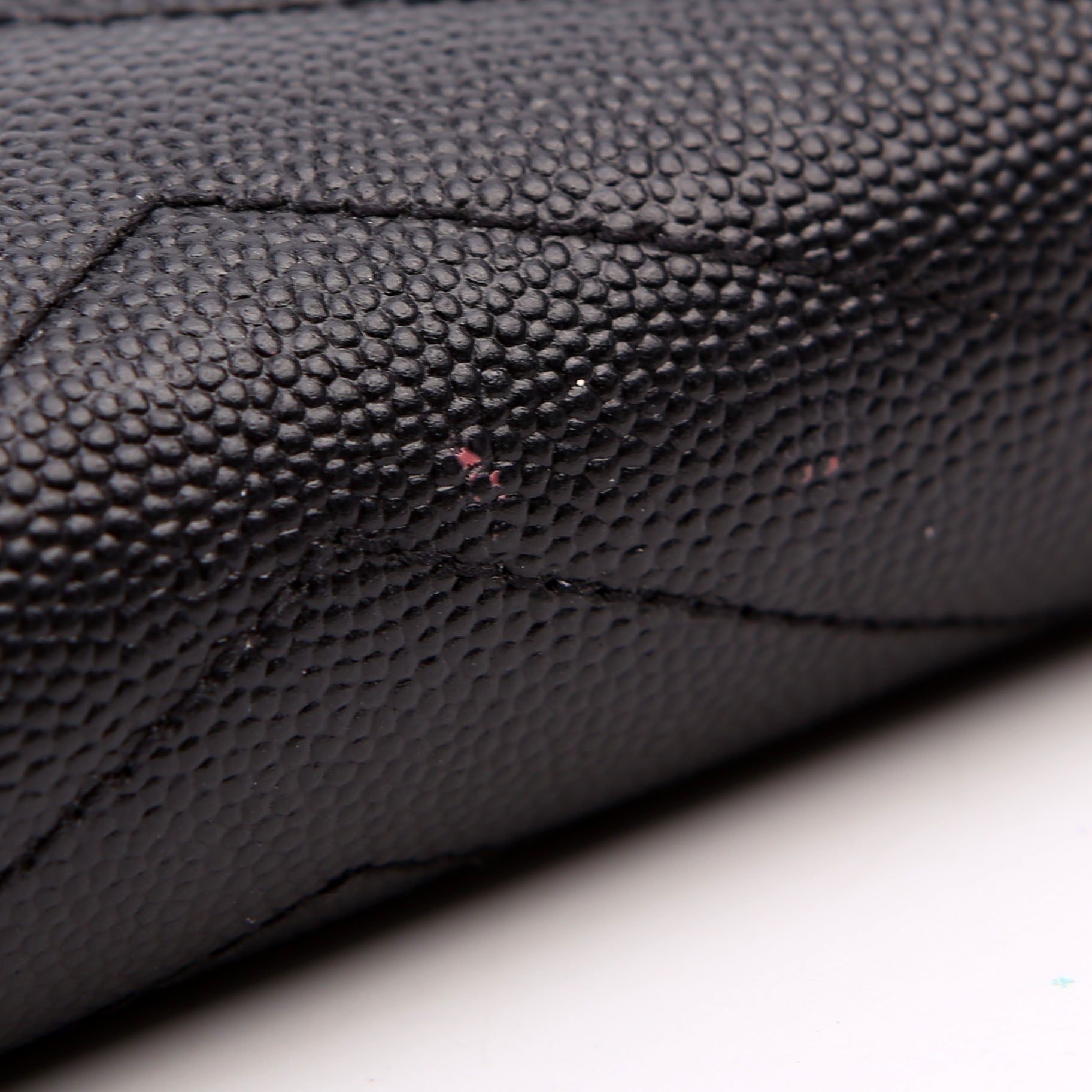 Cassandre Grain De Poudre Compact Zip Around Wallet Black