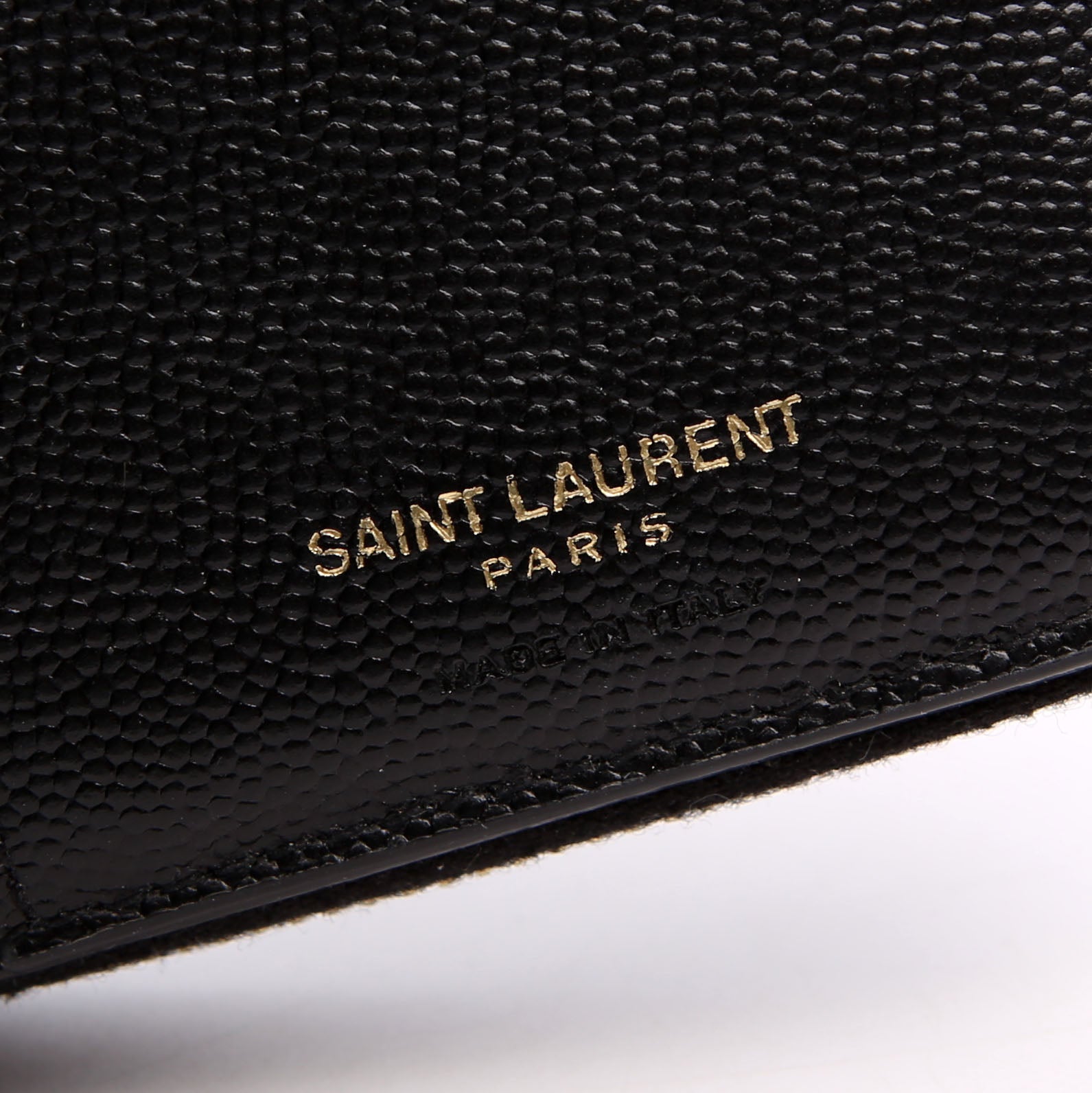 Cassandre Grain De Poudre Compact Zip Around Wallet Black