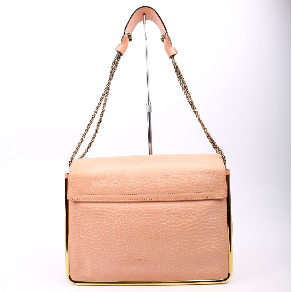 Sally Flap Bag Calfskin Pink