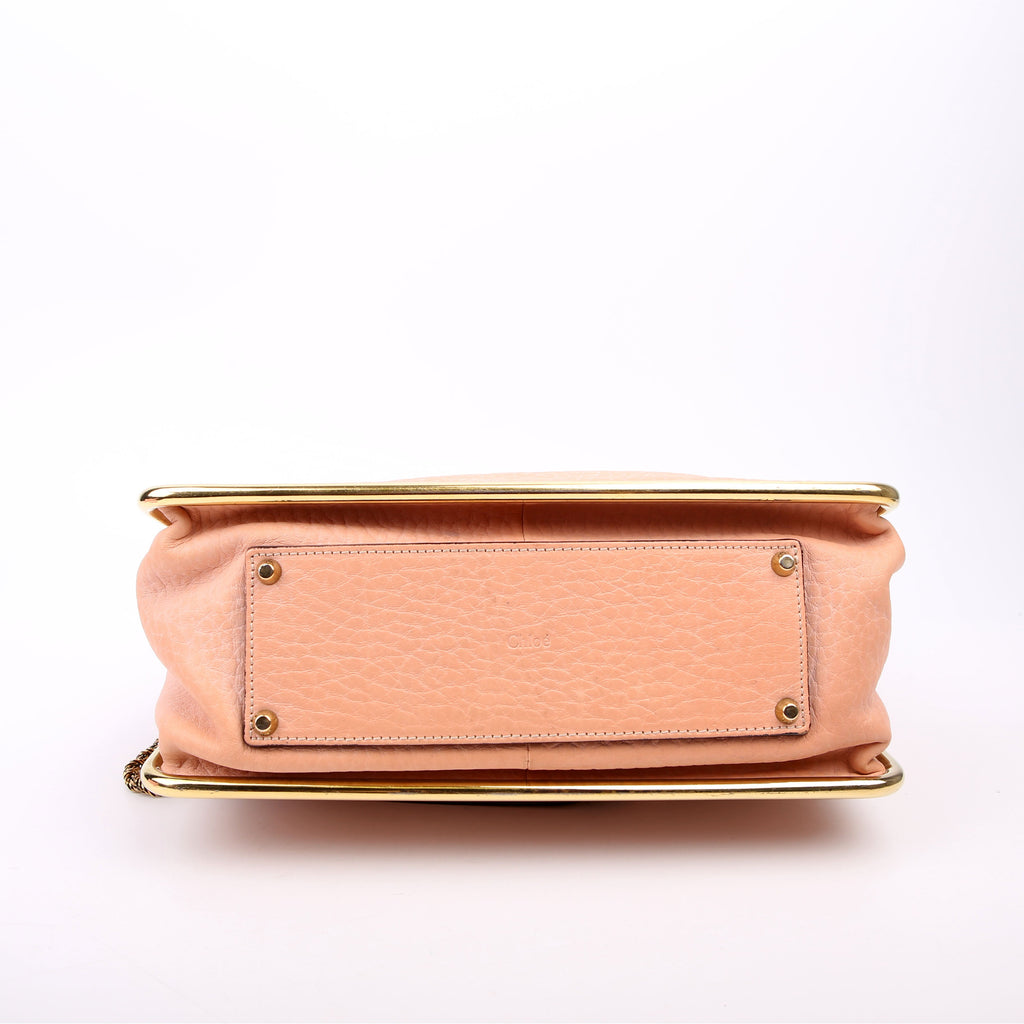 Sally Flap Bag Calfskin Pink