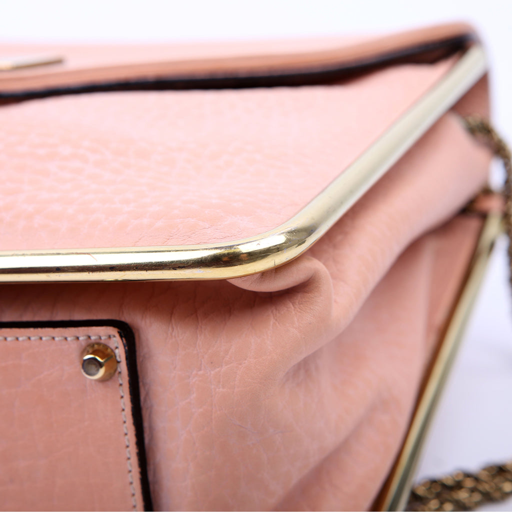Sally Flap Bag Calfskin Pink