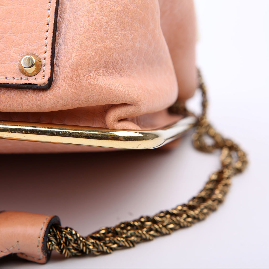 Sally Flap Bag Calfskin Pink